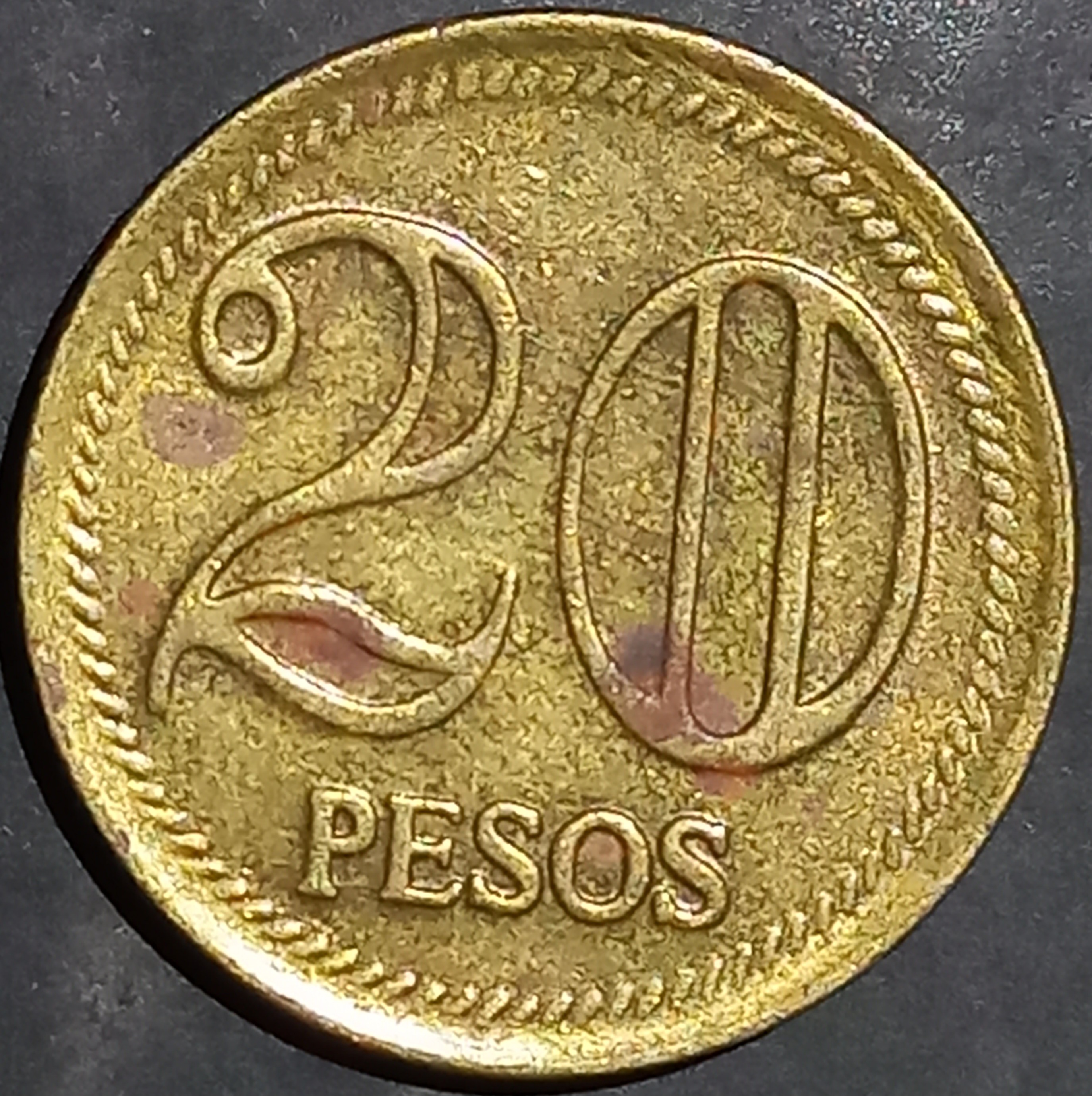 Colombia 20 Pesos 2004 2008