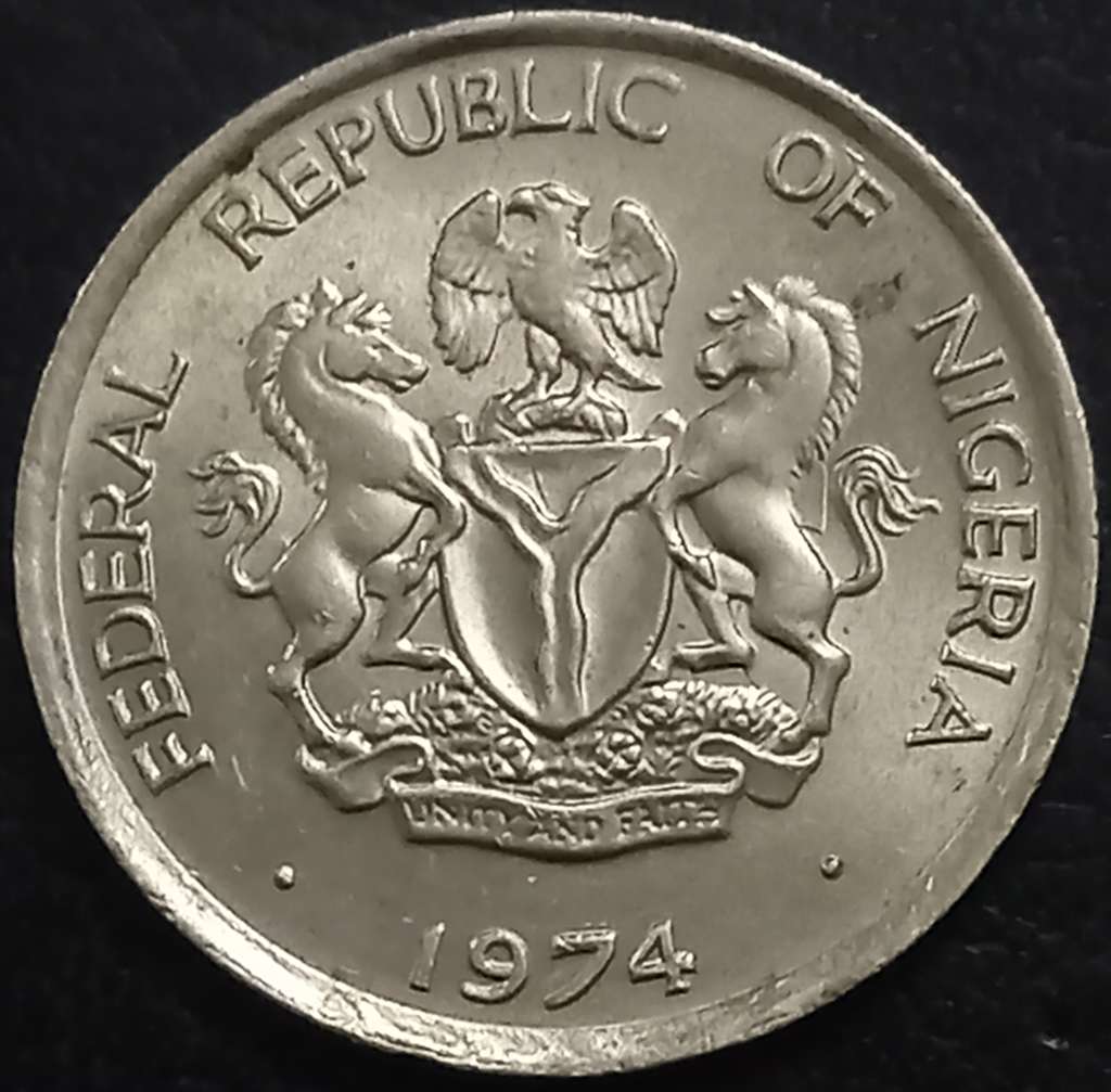 Nigeria 5 Kobo 1973 1986