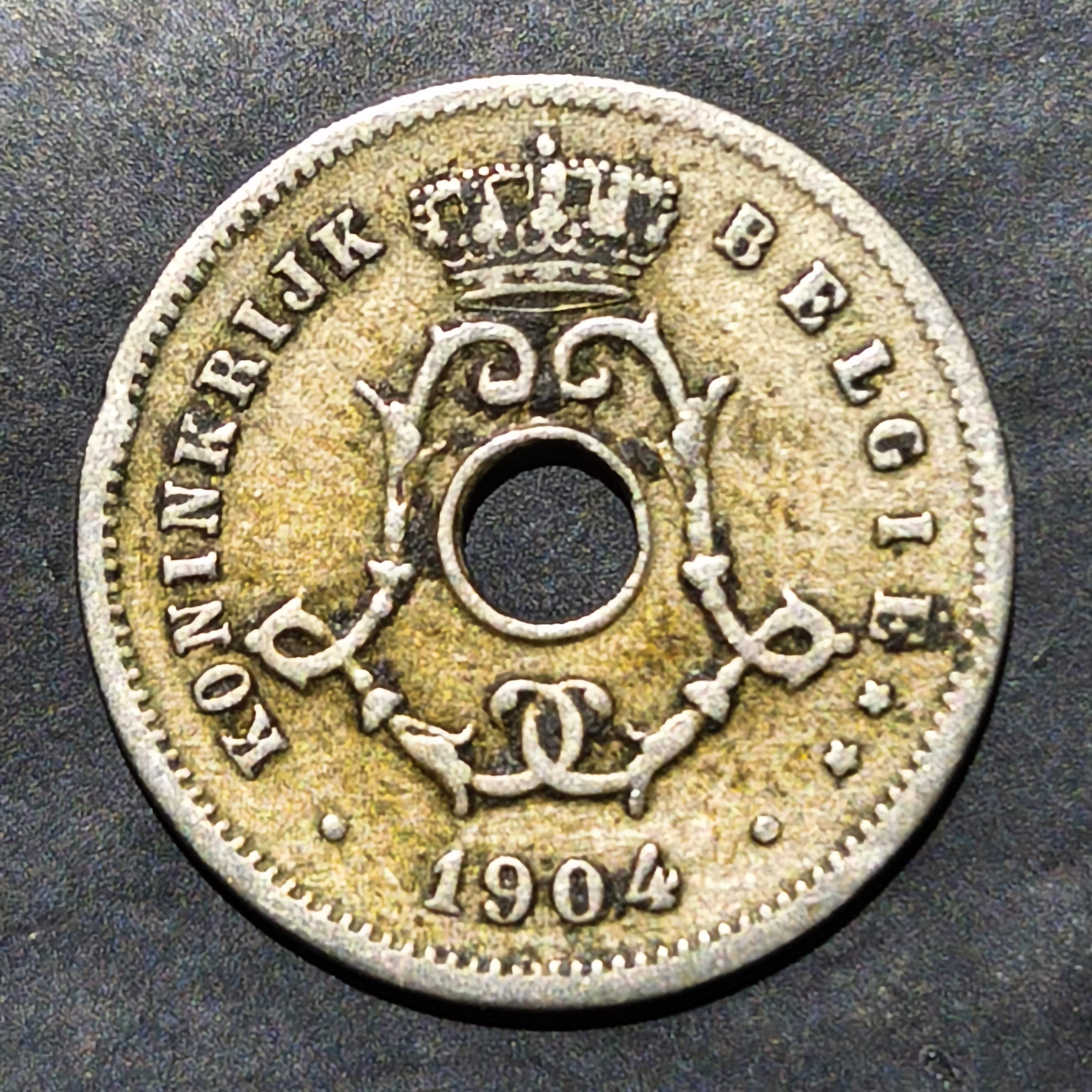 Belgium 5 Centimes 1904~1907