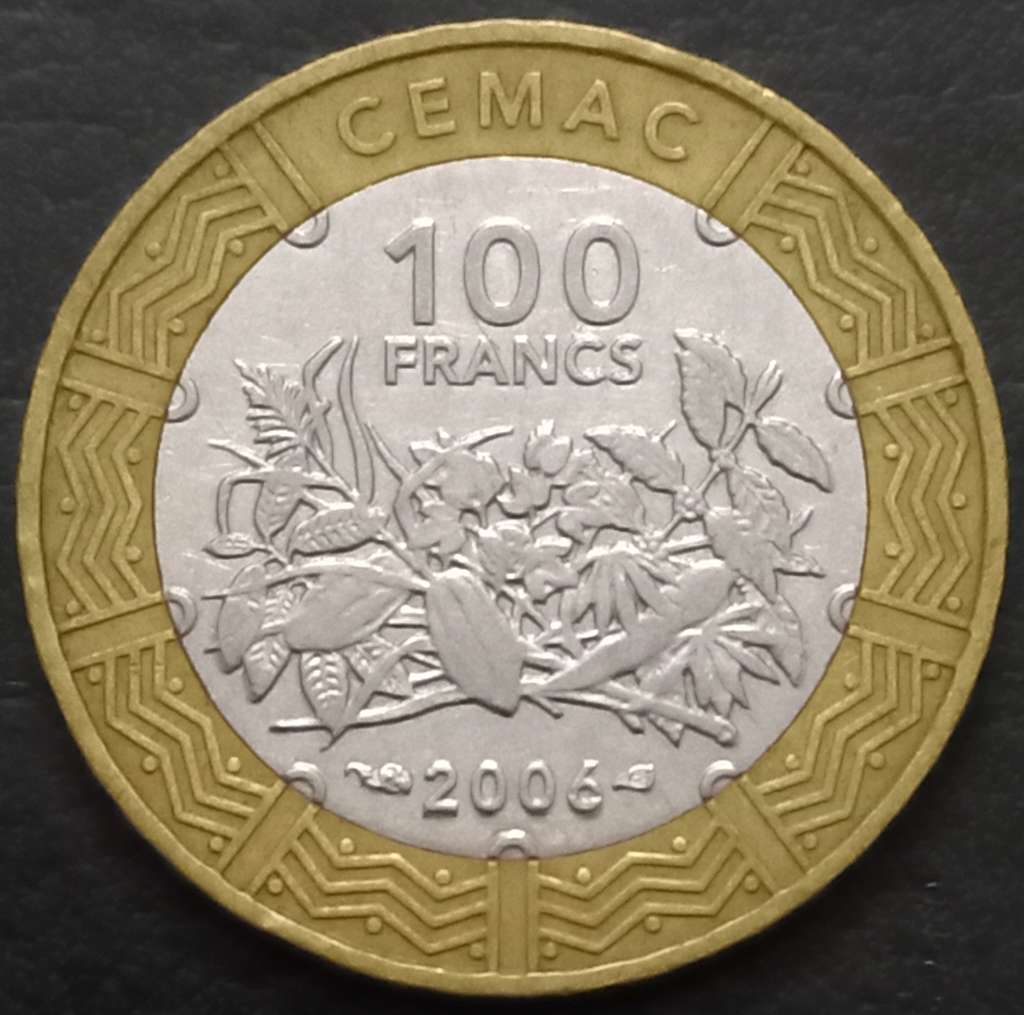 Central African States 100 Franc 2006 2019