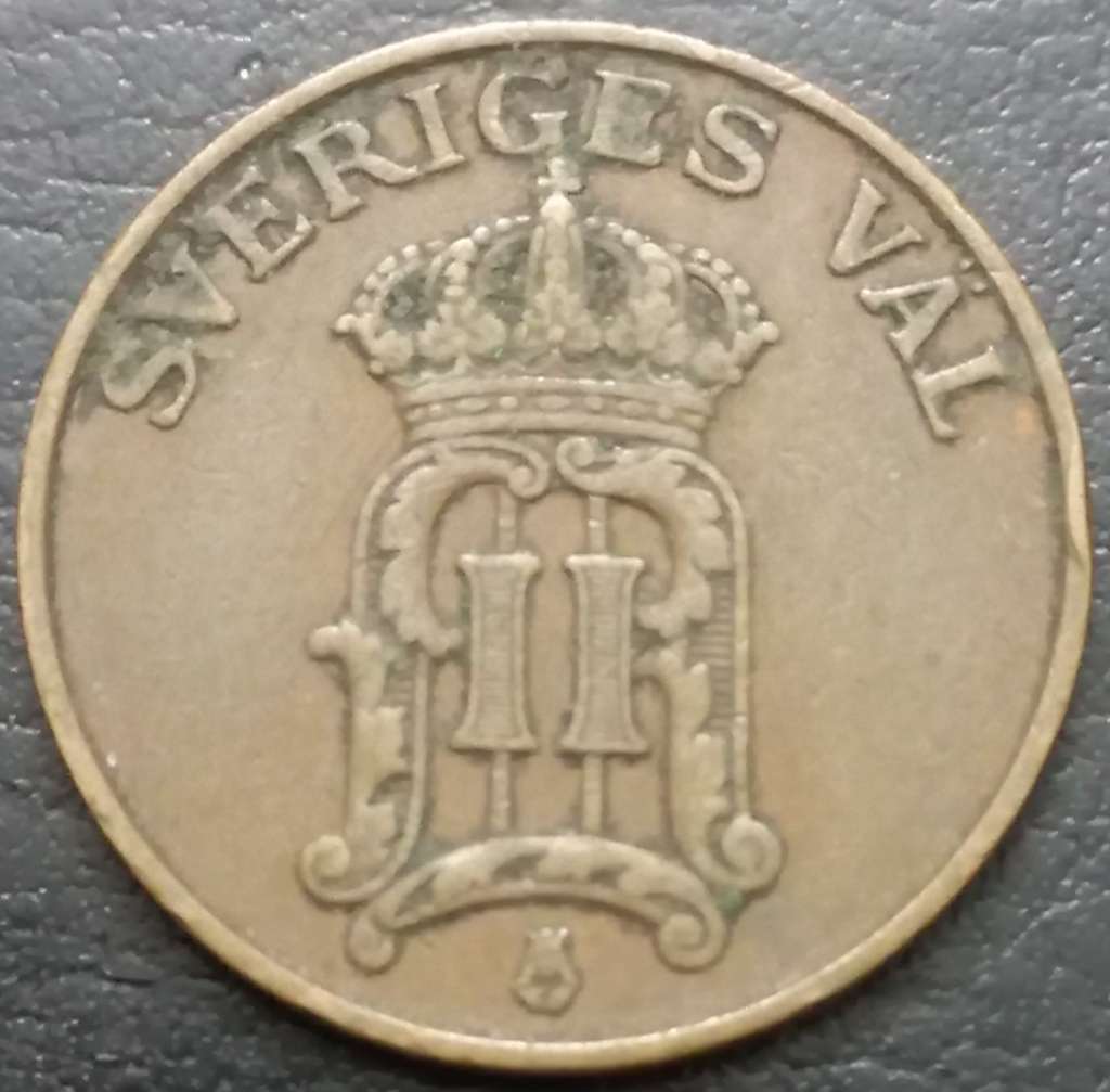 Sweden 2 Öre 1906 1907