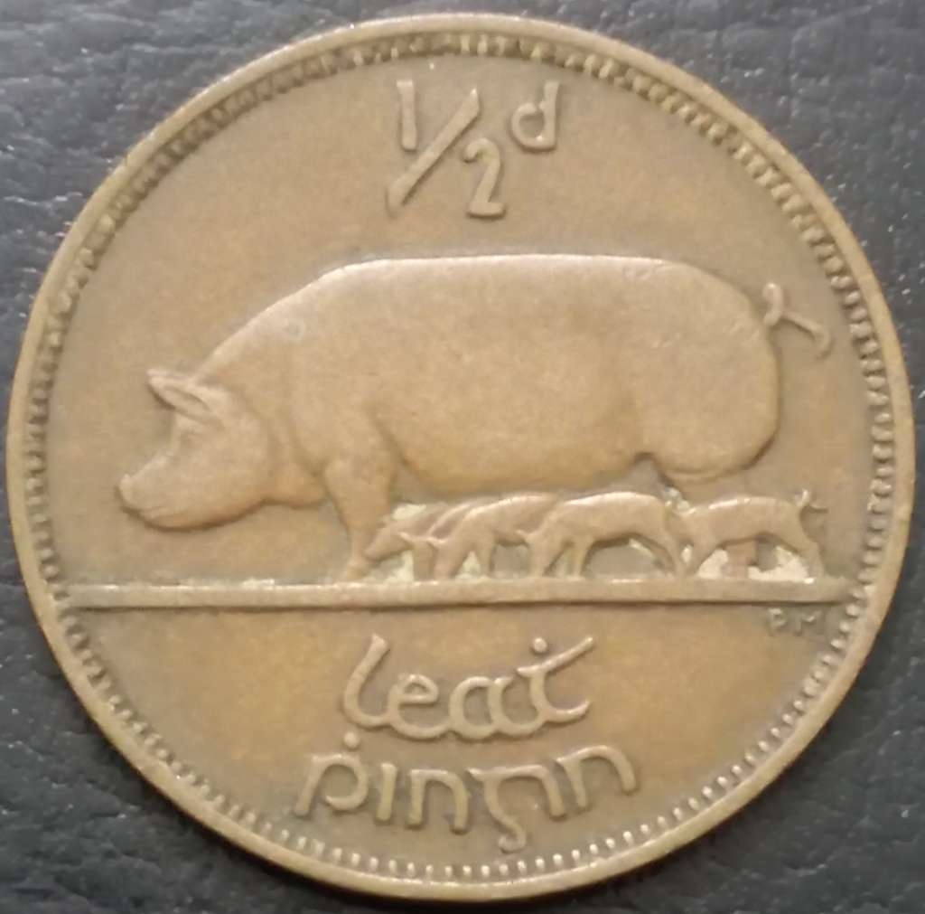 Ireland ½ Penny 1928 1937