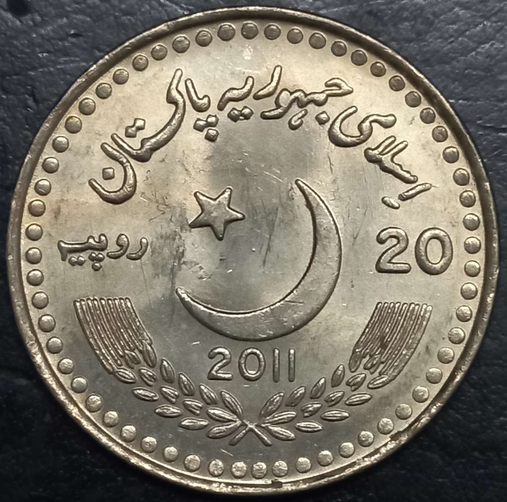 Pakistan 20 Rupee 2011 China