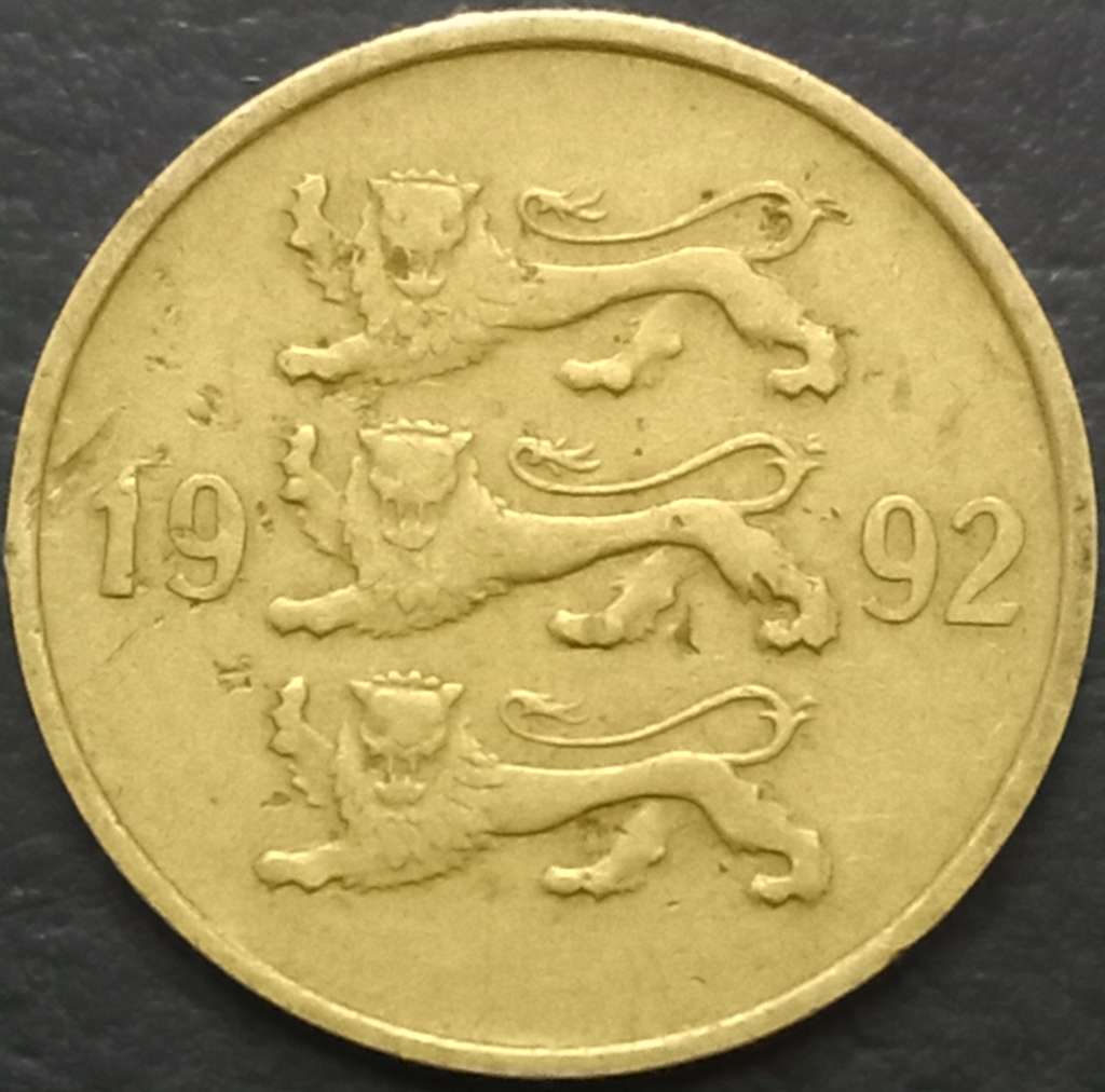 Estonia 20 Senti 1992 1996