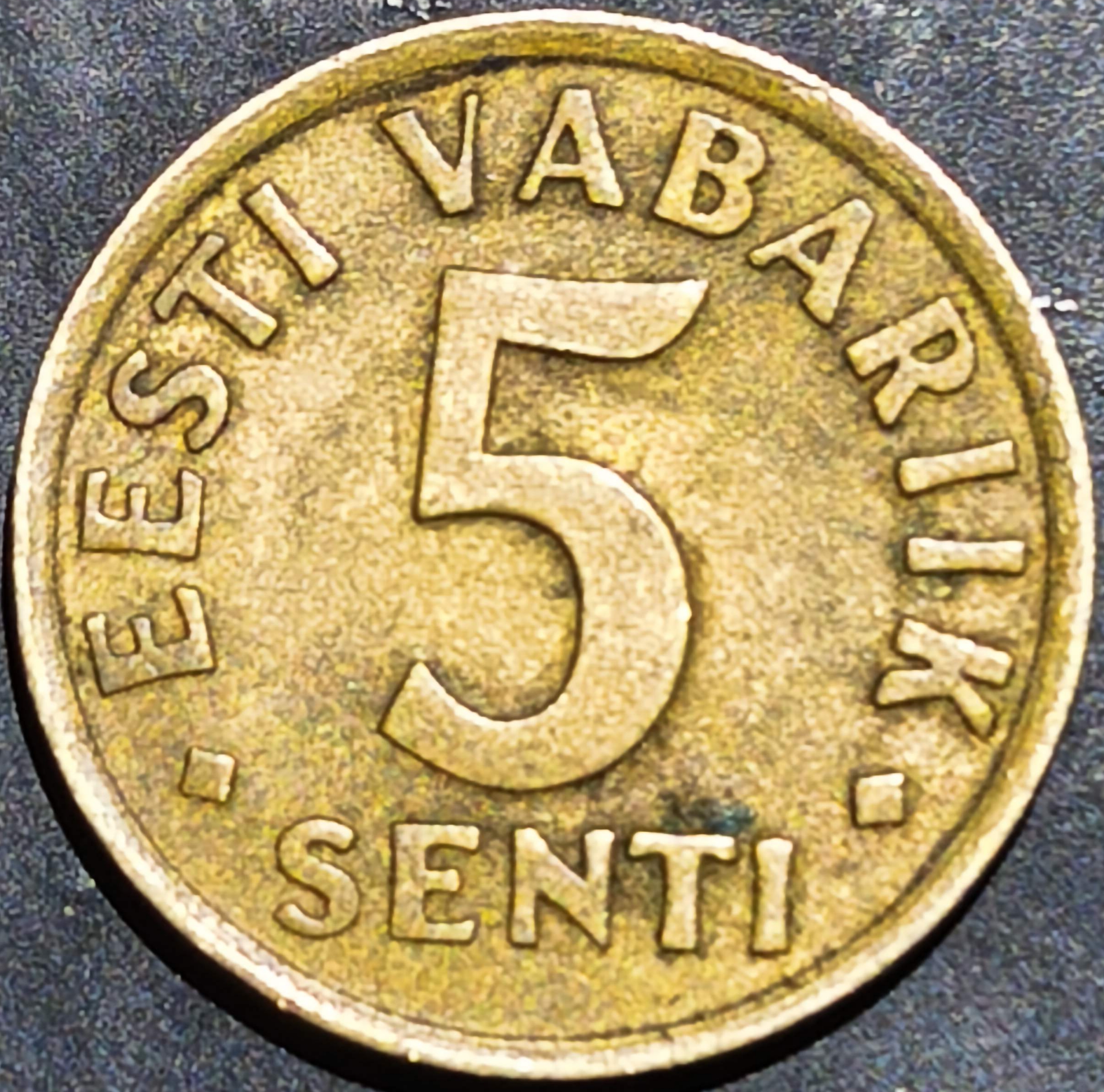 Estonia 5 Senti 1991 1995
