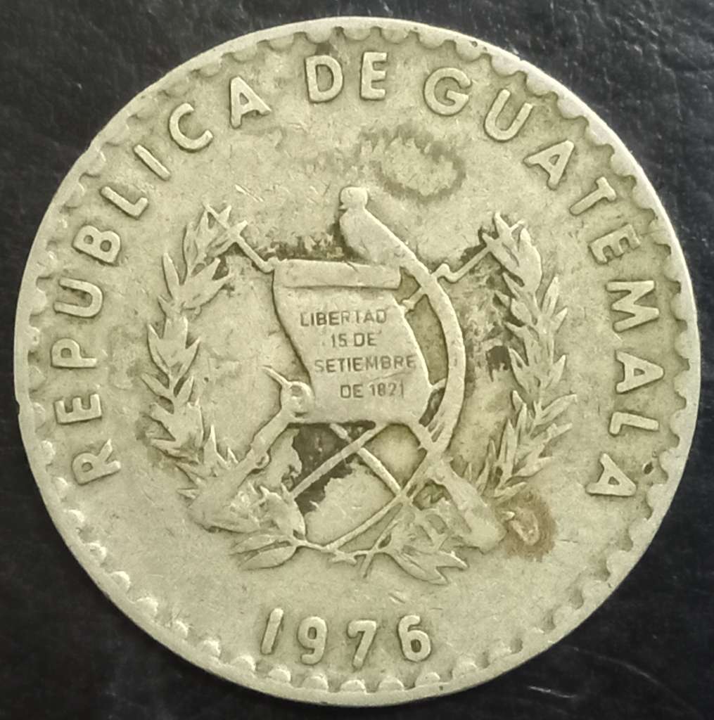 Guatemala 25 Centavo 1971~1976
