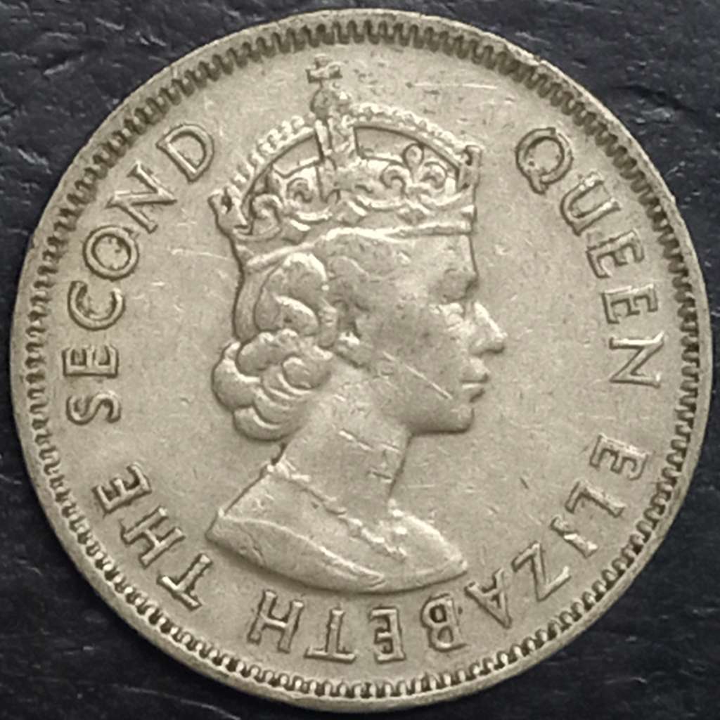 Mauritius ½ Rupee 1965 1978