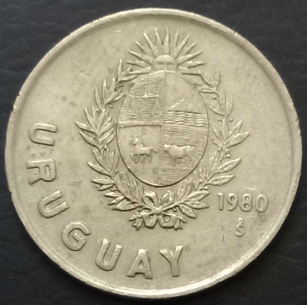 Uruguay 1 Nuevo Peso 1980