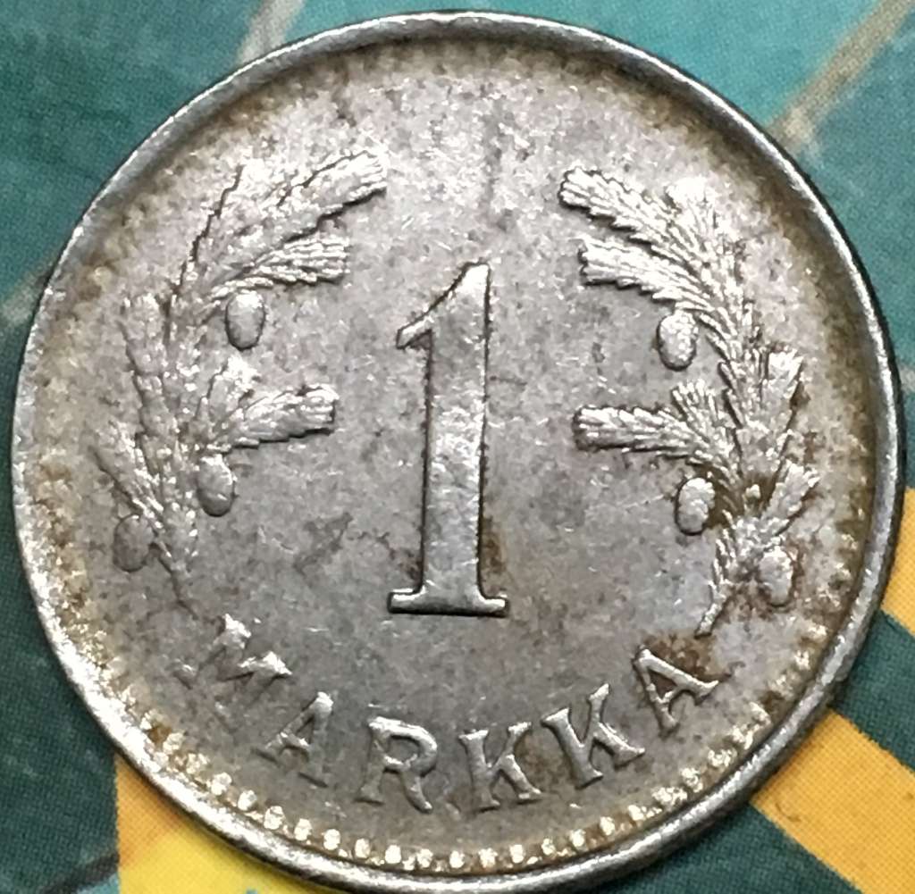 Finland 1 Markka 1943 1952