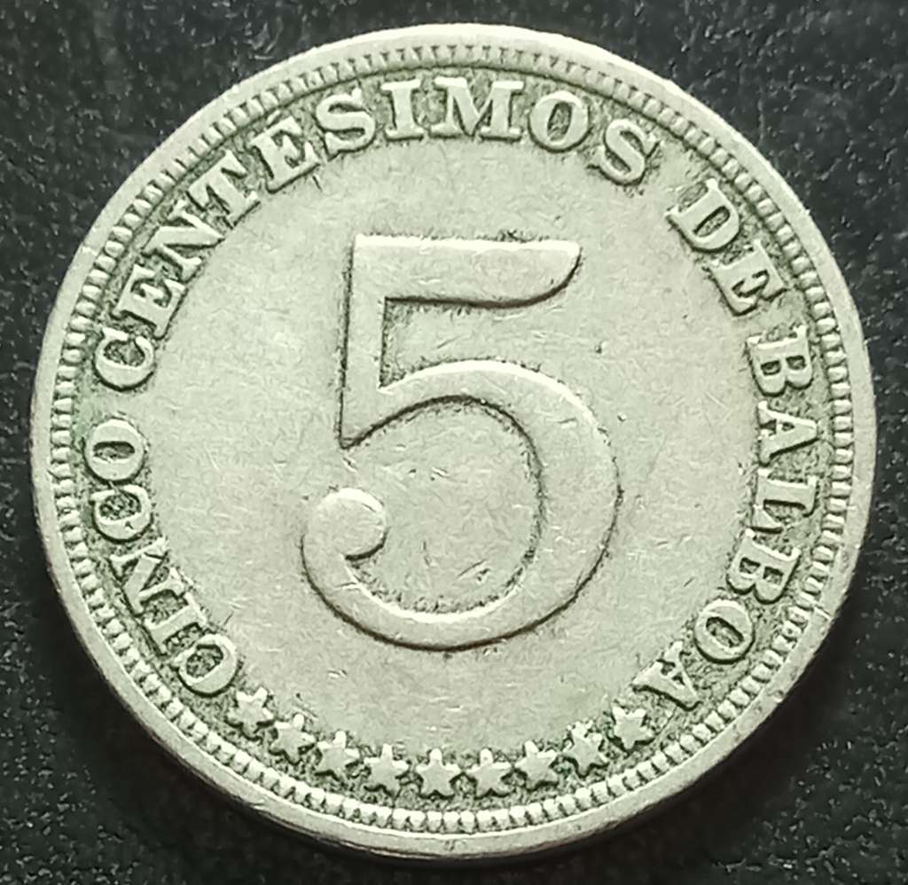 Panama 5 Centesimo 1929 1932