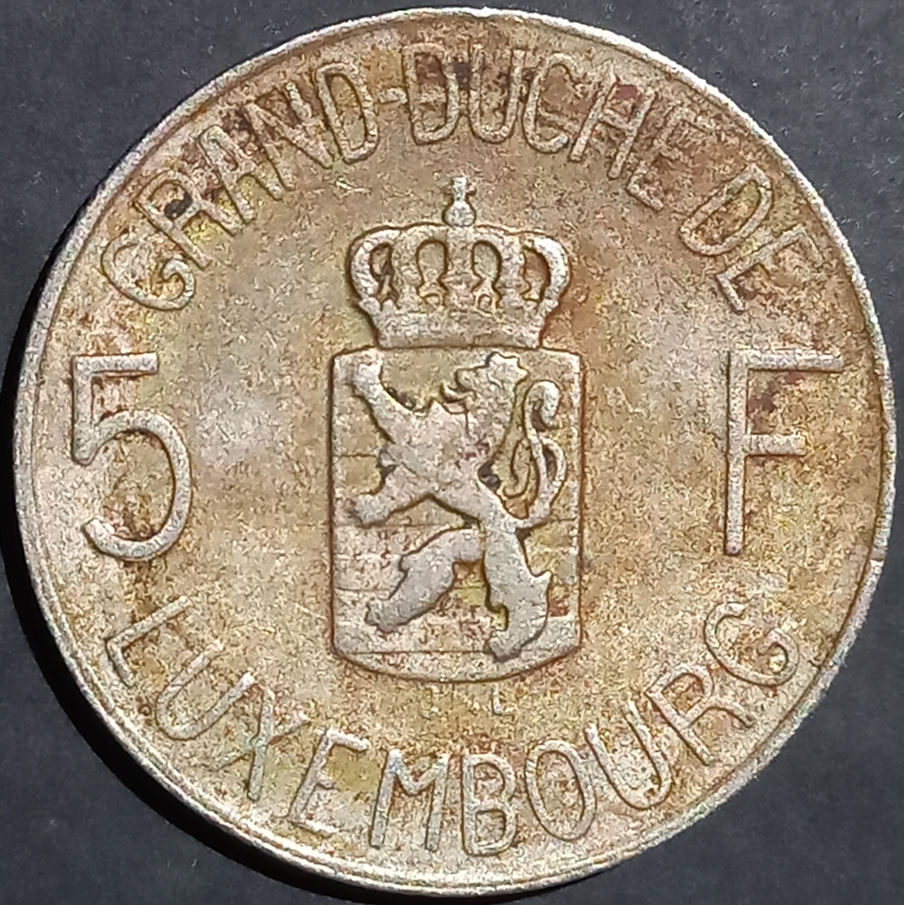 Luxembourg 5 Francs 1962