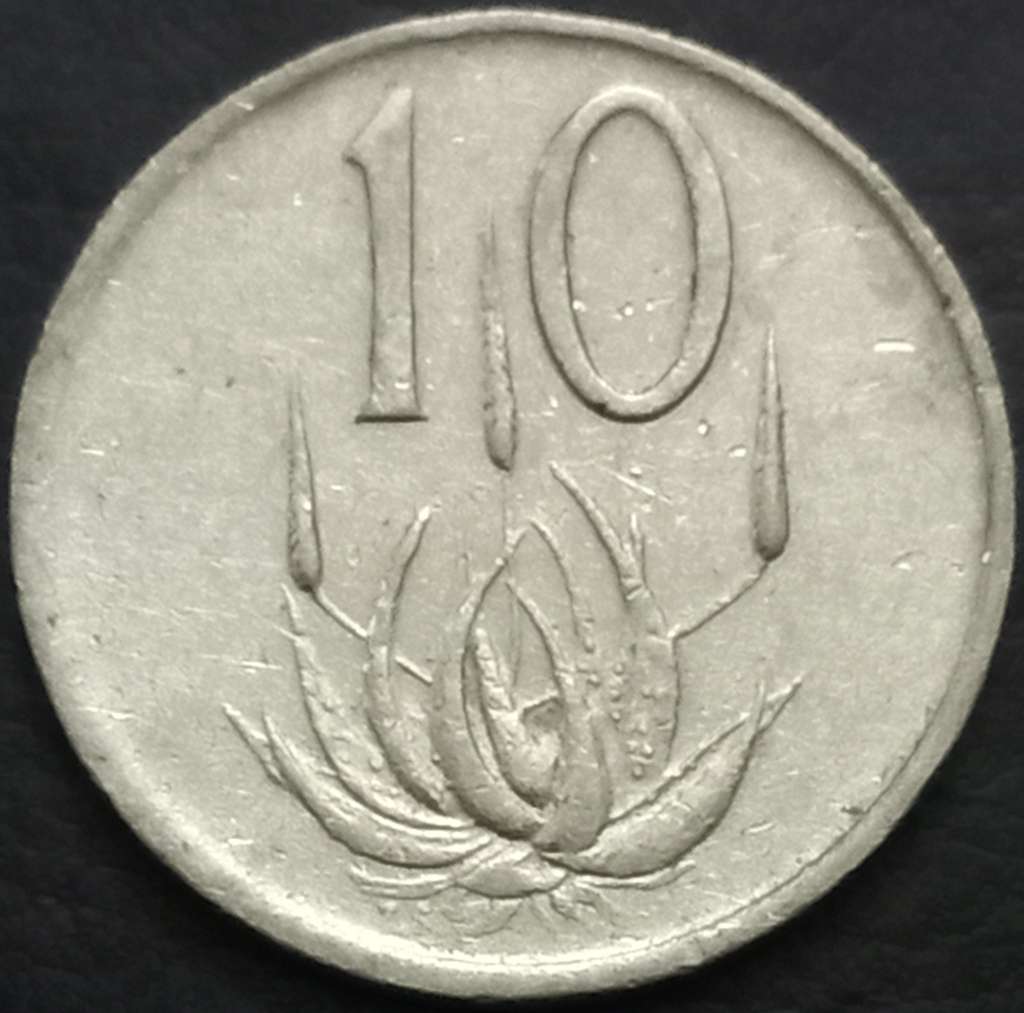 South Africa 10 Cent 1982 