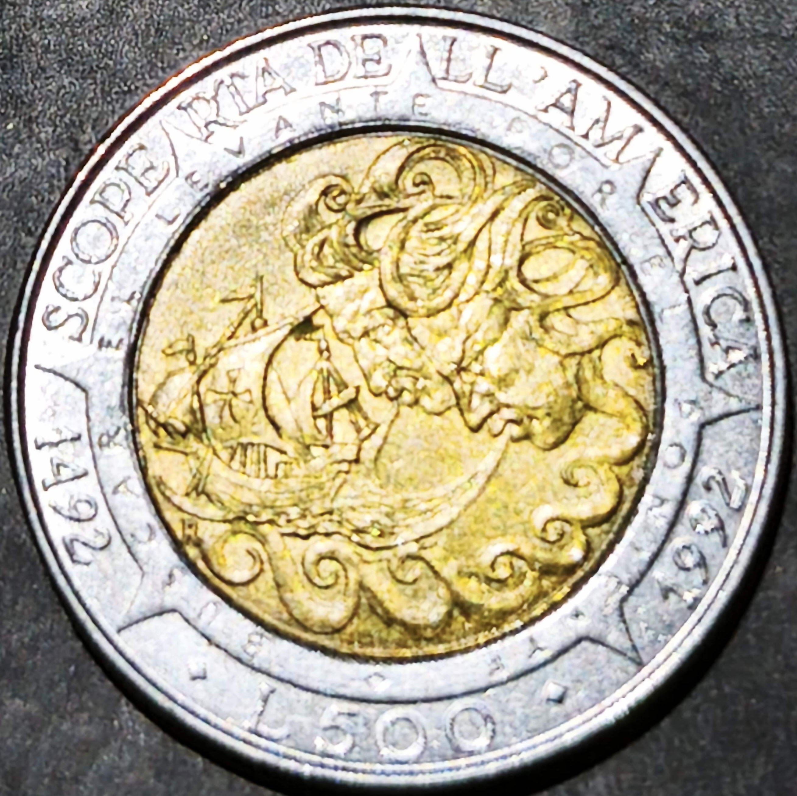 San Marino 500 Lire 1992