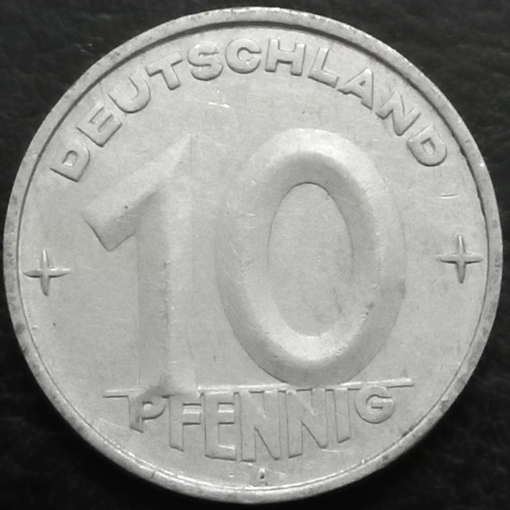 Germany 10 Pfennig 1952 1953