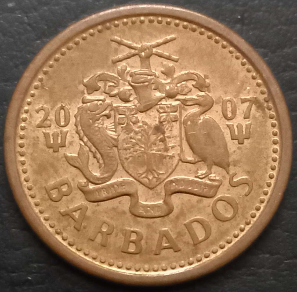 Barbados 1 Cent 2007 2012