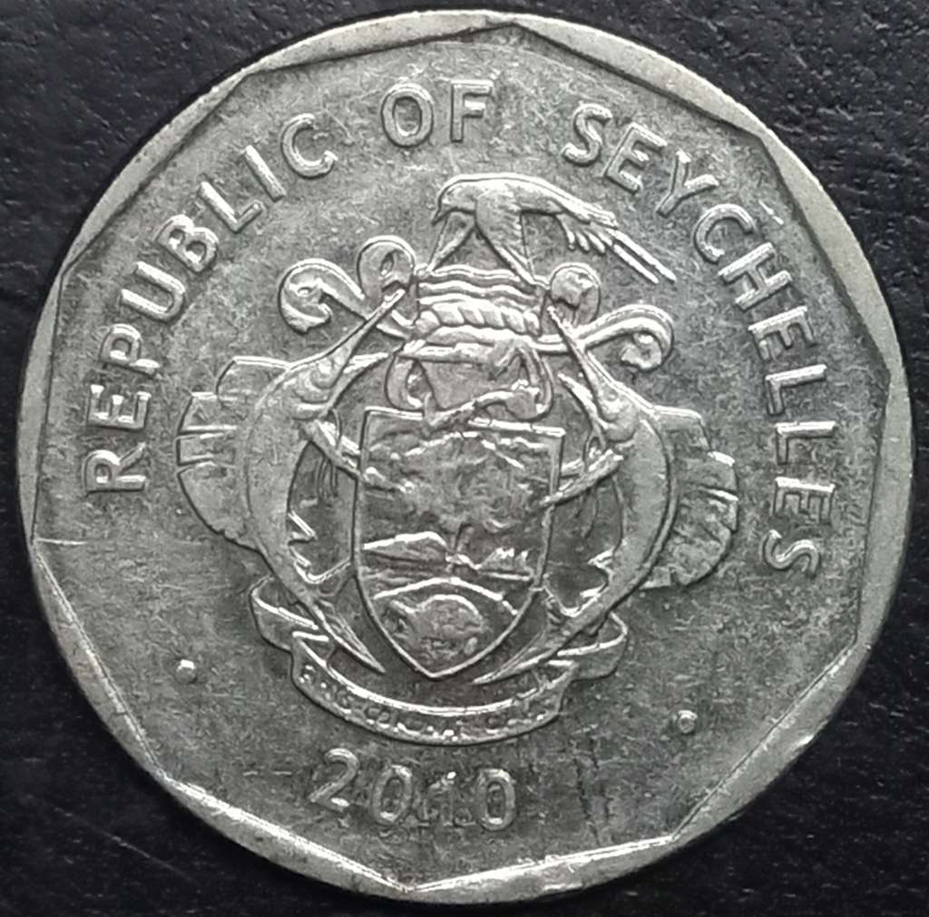Seychelles 5 Rupee 2010 Magnetic