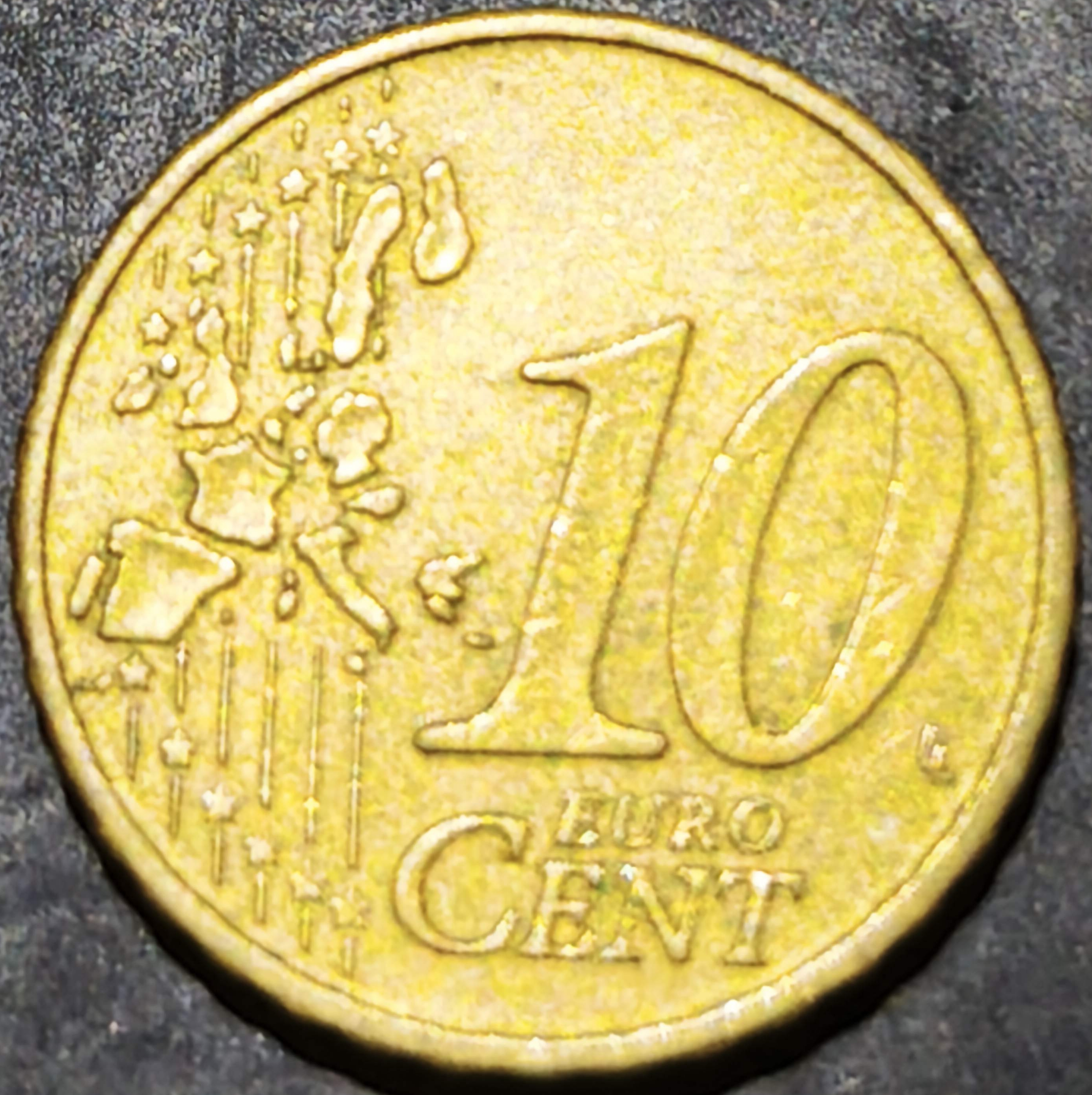 Portugal 10 Euro Cents 2002 2007