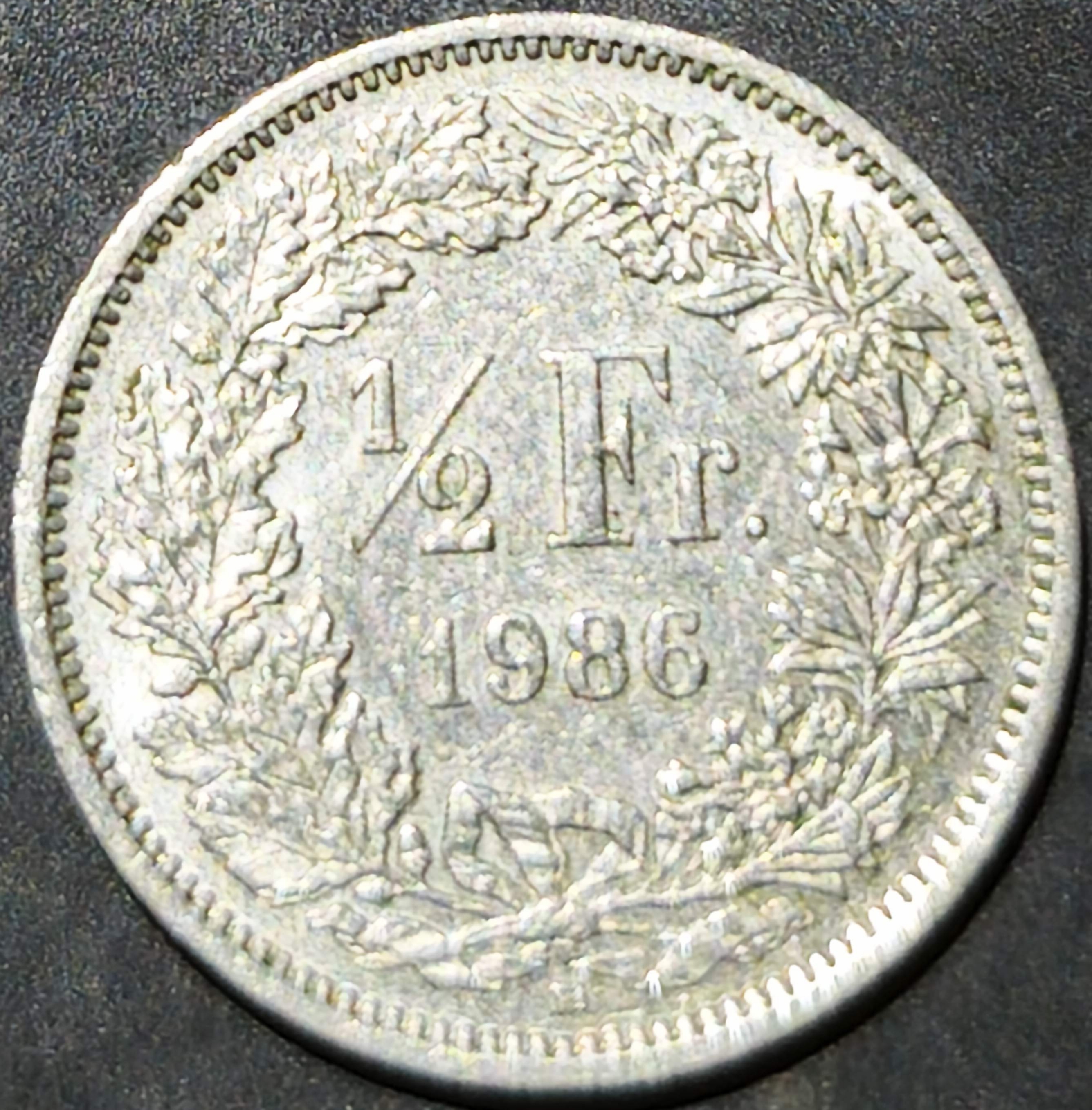 Switzerland ½ Franc 1983~2026