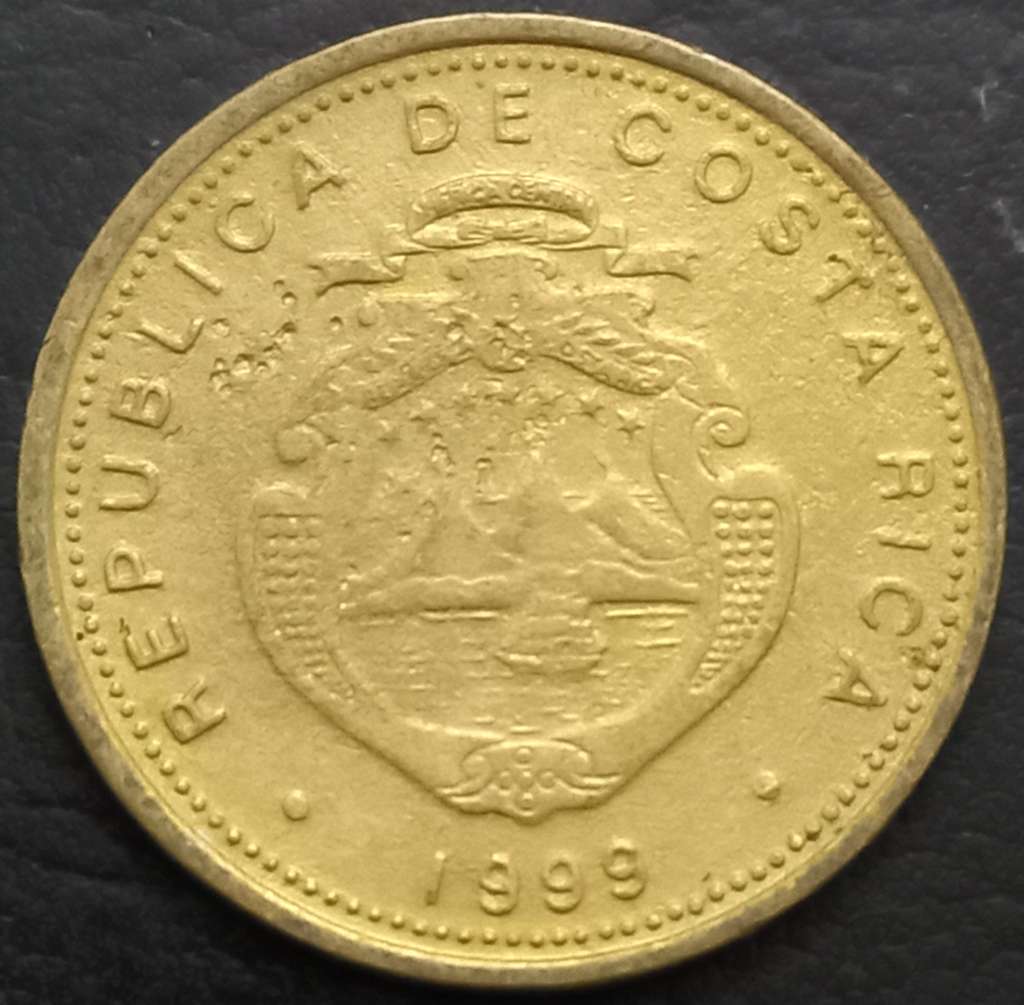 Costa Rica 10 Colones 1999 