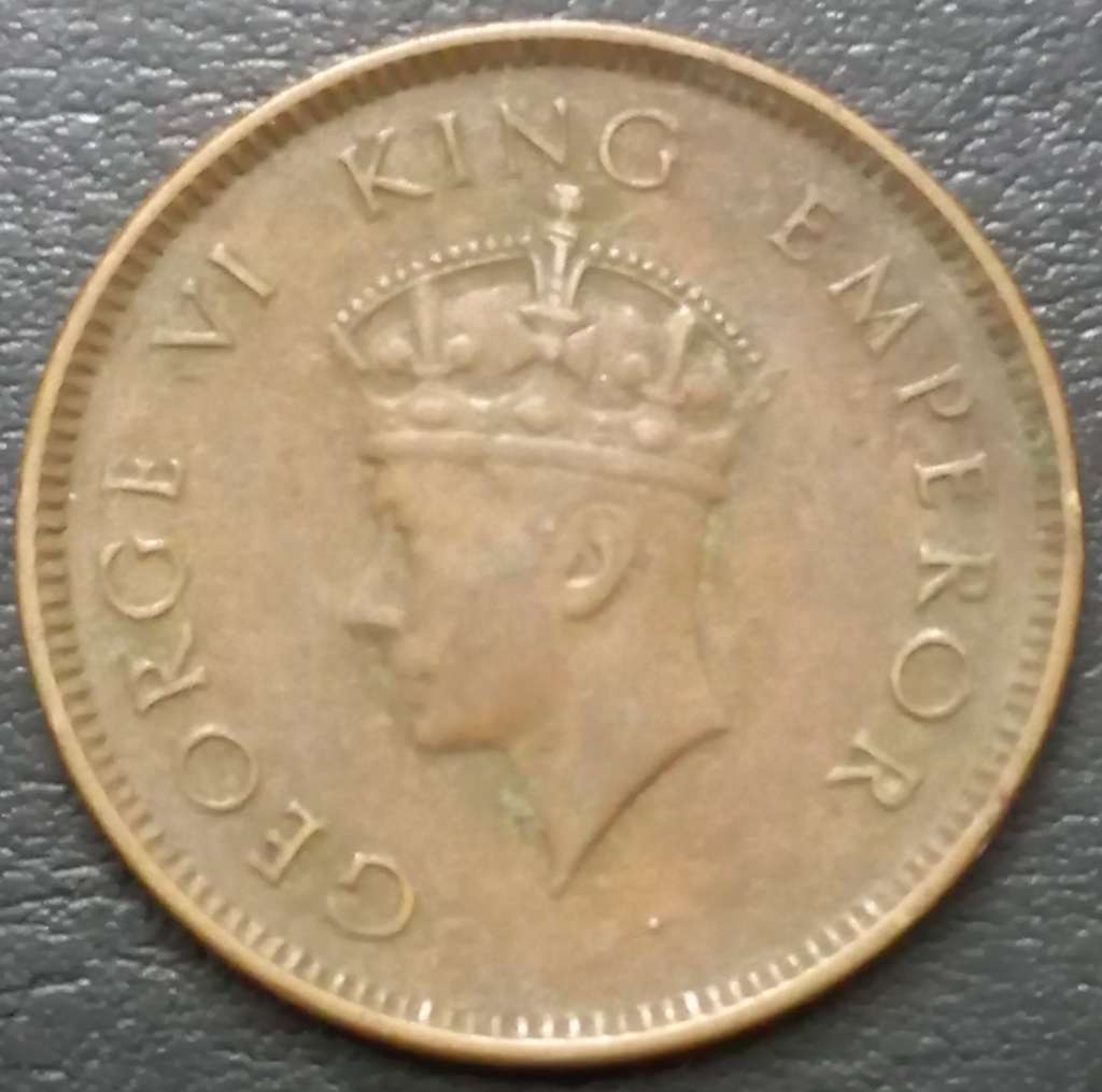 India - British ¼ Anna 1938-1940