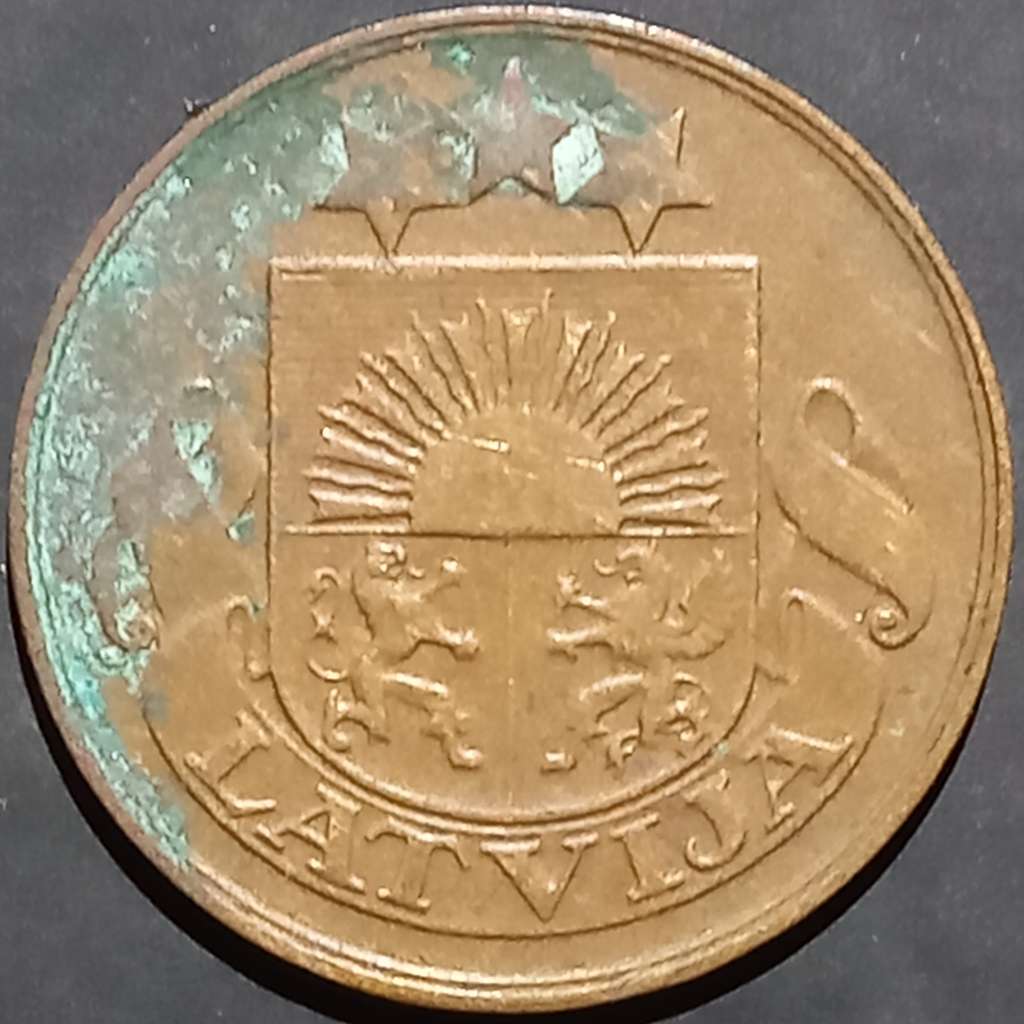 Latvia 2 Santimu 1922~1932