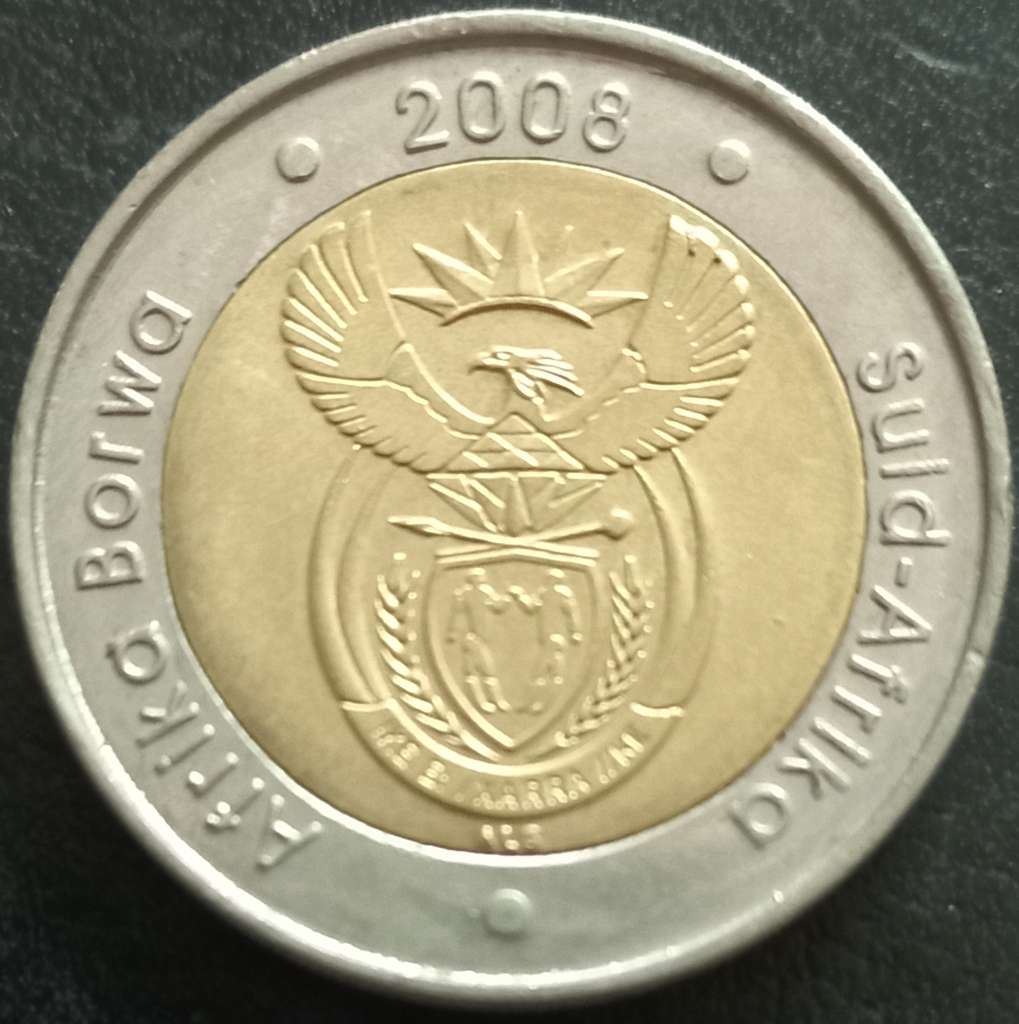 South Africa 5 Rand 2008 Mandela