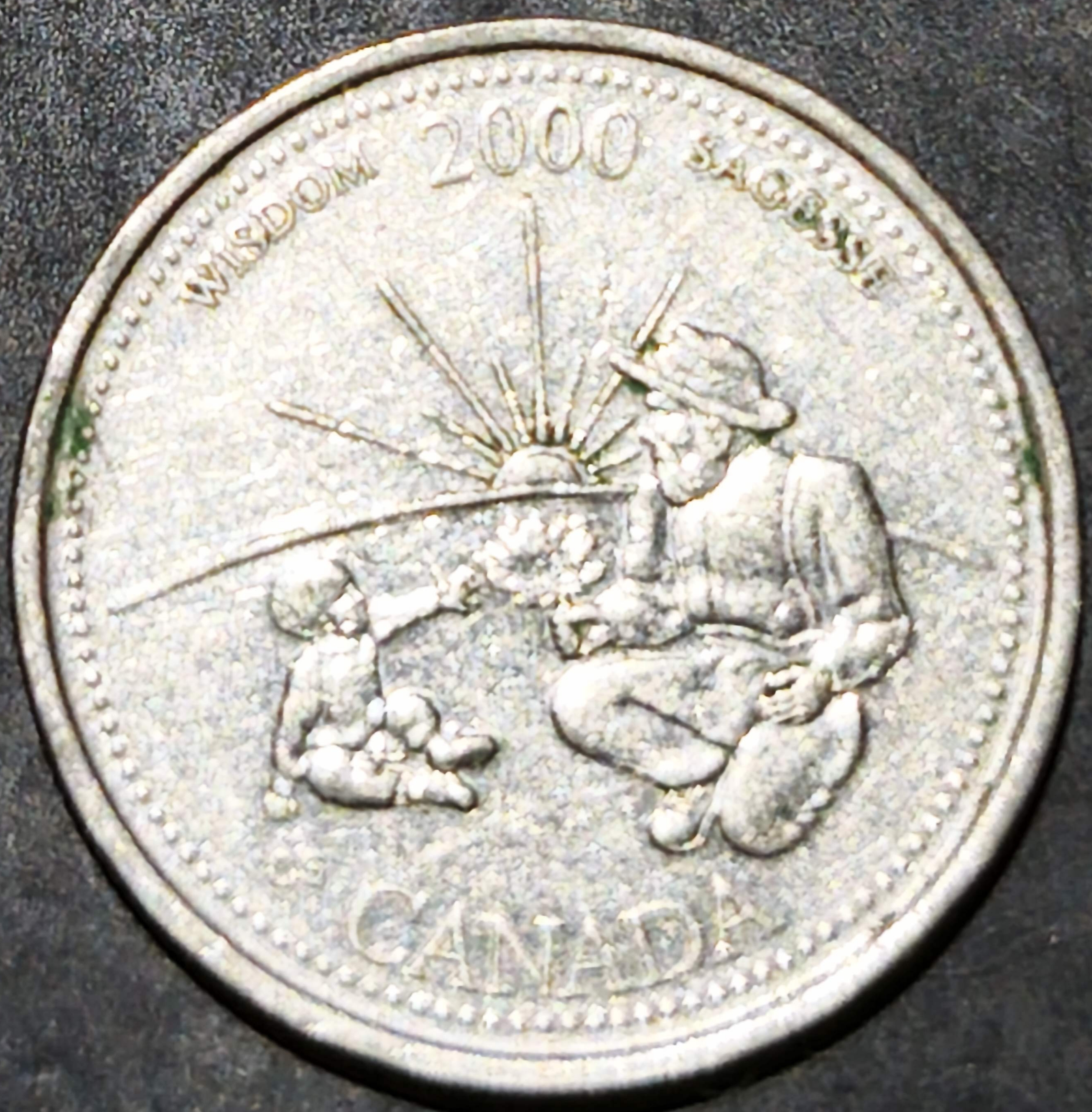 Canada 25 Cents 2000 Wisdom