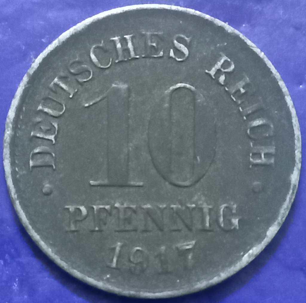 Germany 10 Pfennig 1916 1922