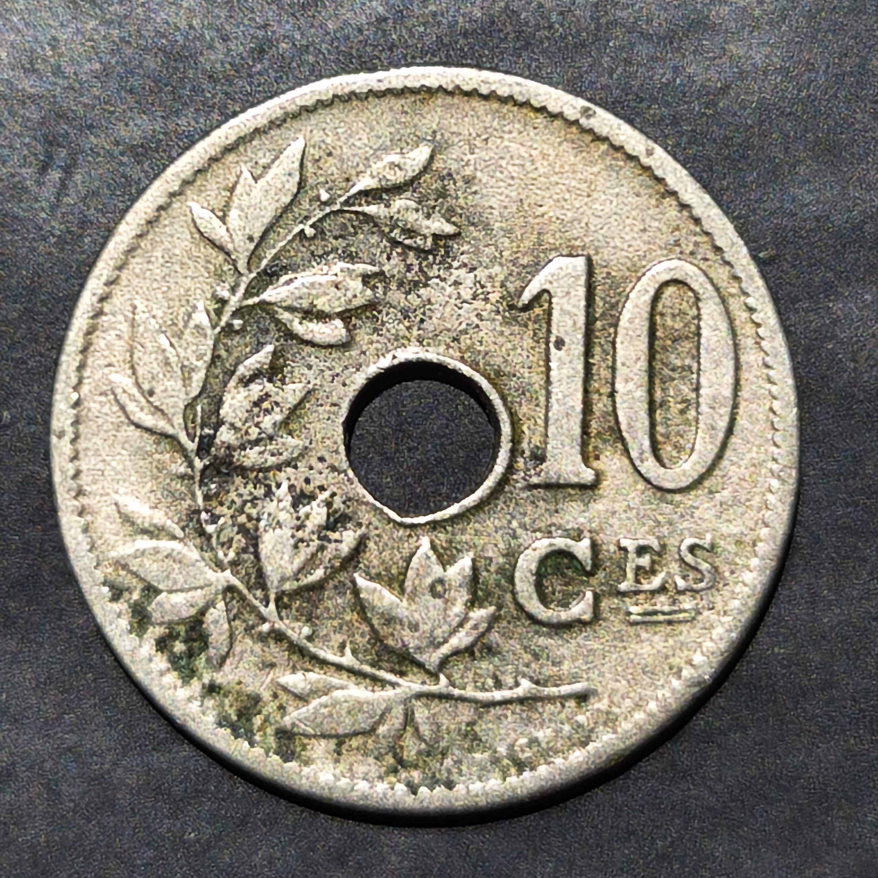 Belgium 10 Centimes 1903~1906