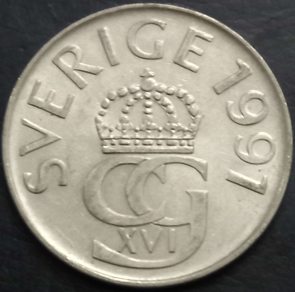 Sweden 5 Krona 1991 1992