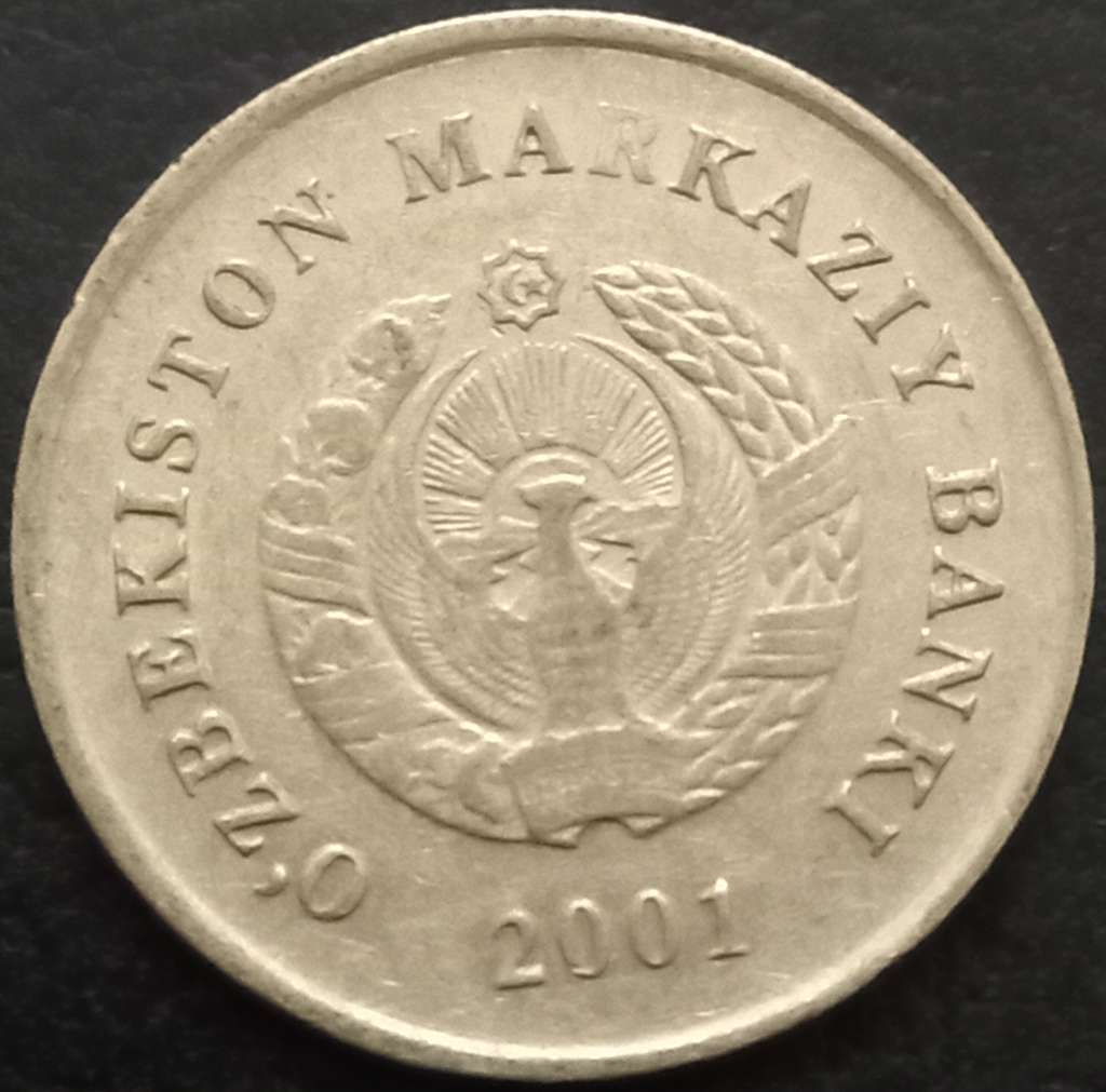 Uzbekistan 10 Som 2001 
