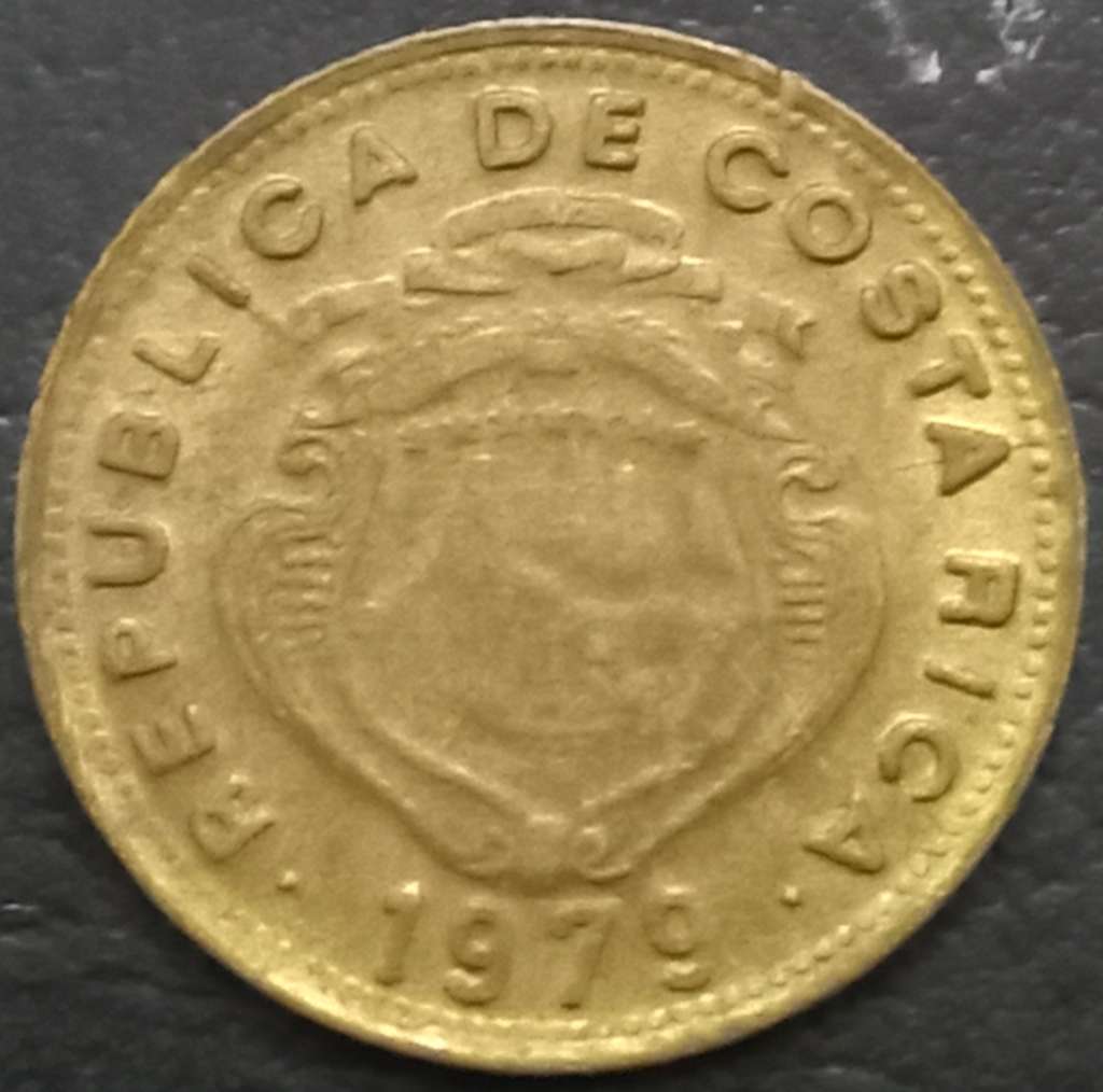 Costa Rica 5 Centimos 1979 
