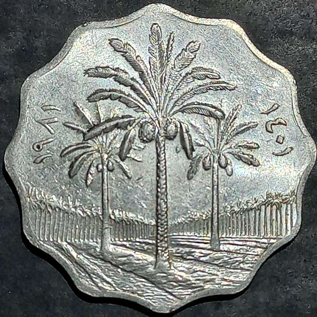 Iraq 10 Fils 1971-1981 Non-Magnetic