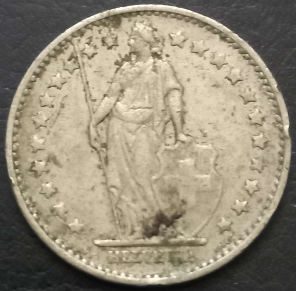 Switzerland 1 Franc 1968 1981