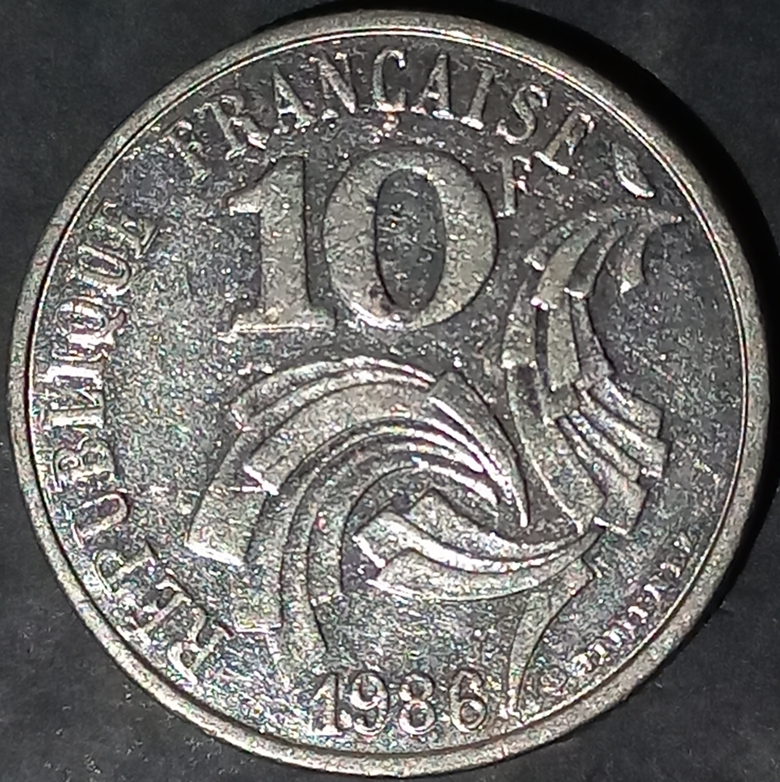 France 10 Francs 1986 Madam Republic