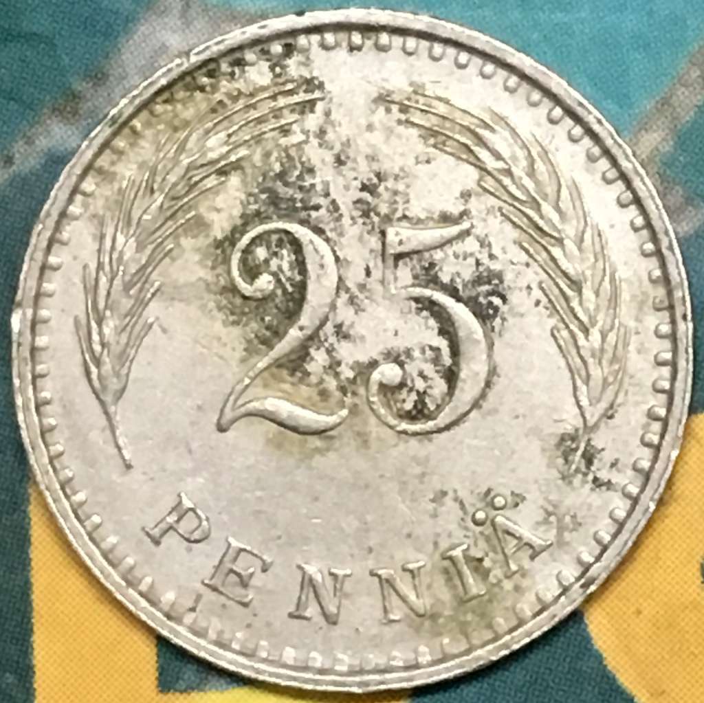 Finland 25 Pennia 1921 1940