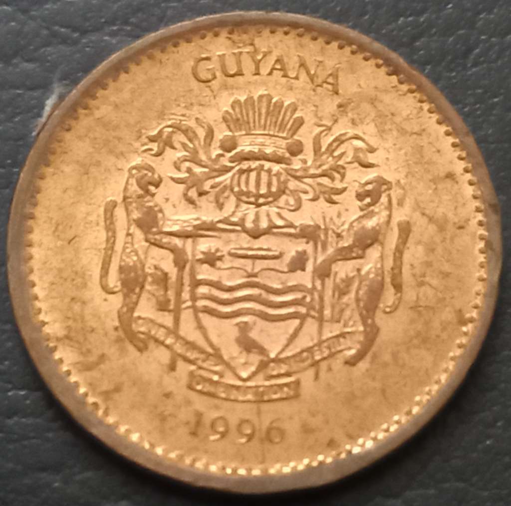 Guyana 1 Dollar 1996 2015
