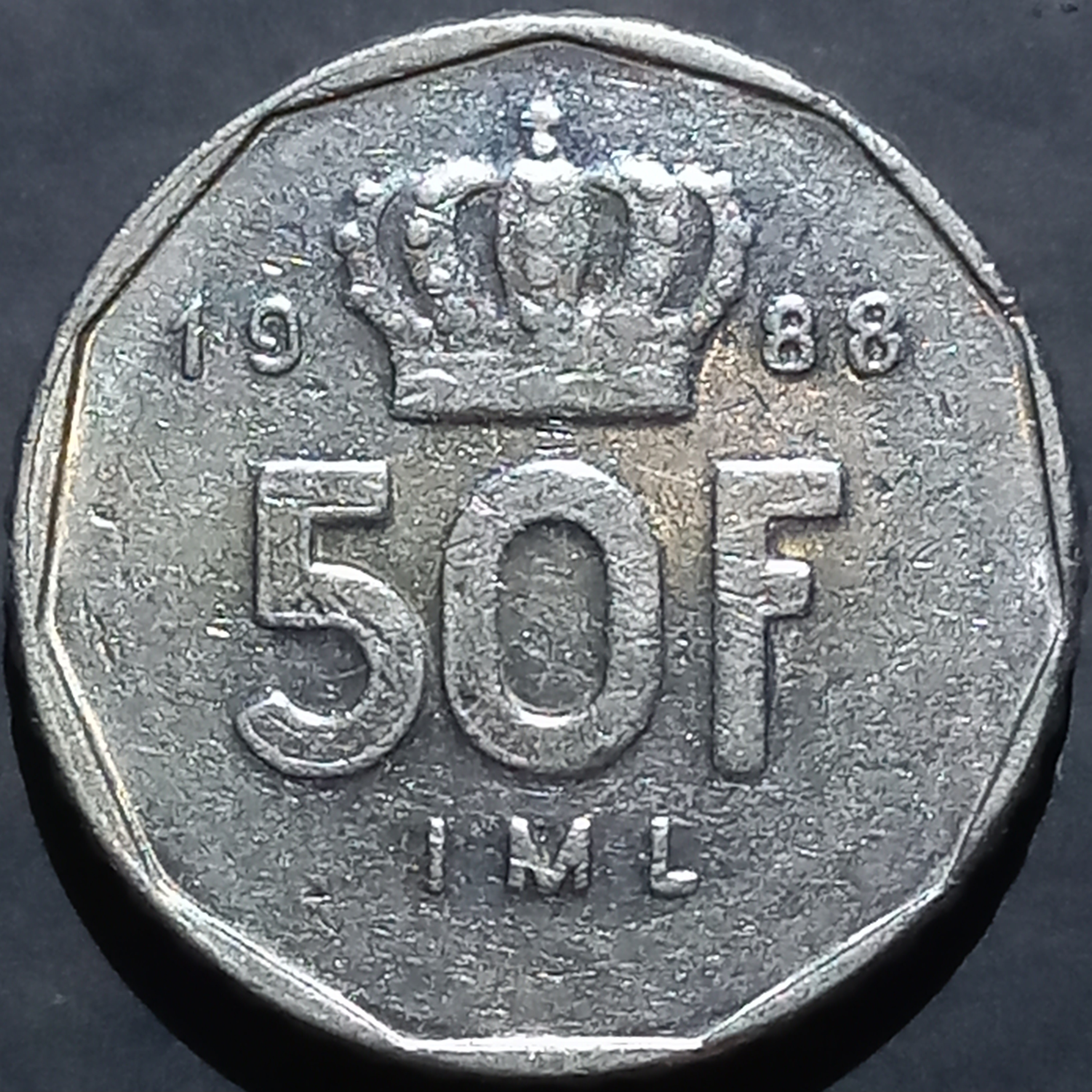 Luxembourg 50 Francs 1987 1989