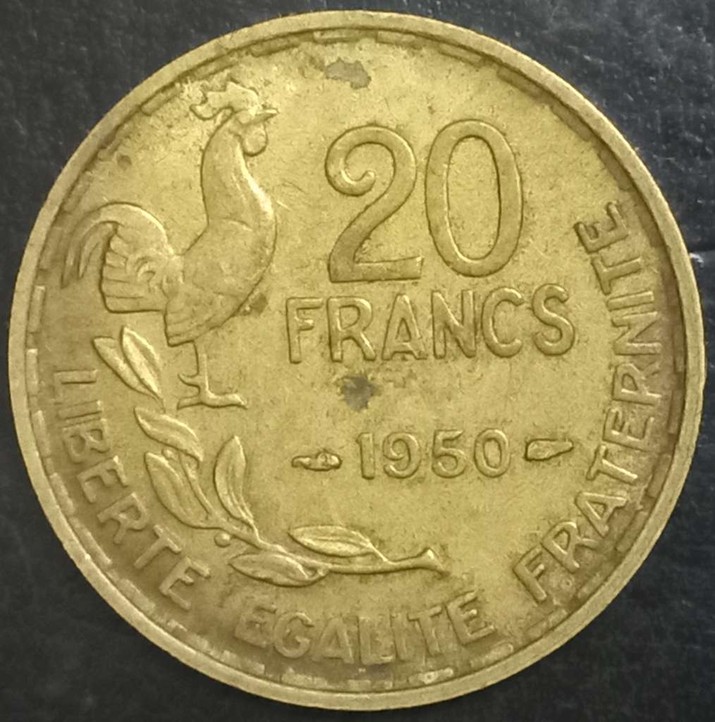 France 20 Franc 1950 