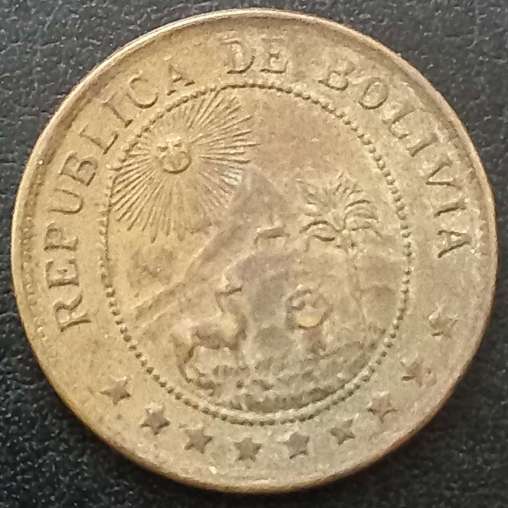 Bolivia 50 Centavo 1942