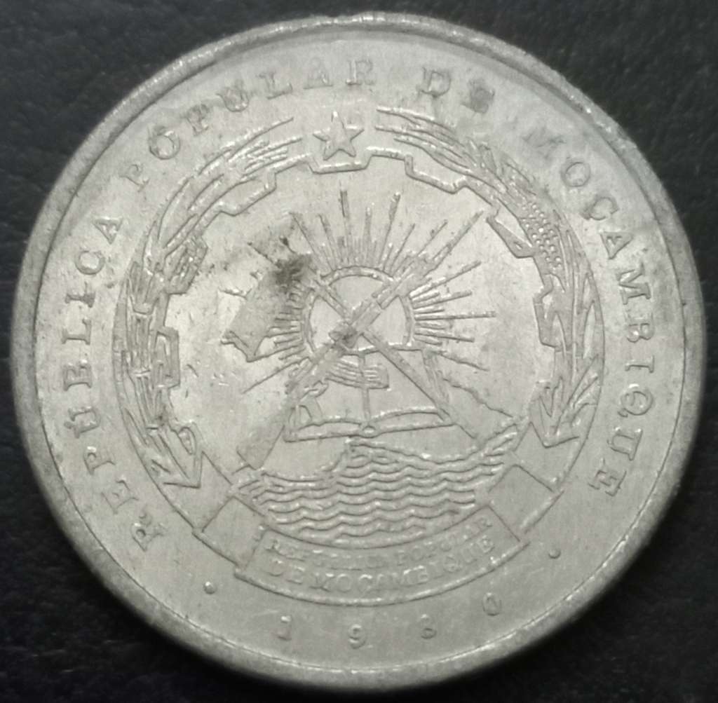 Mozambique 5 Meticai 1980 1986