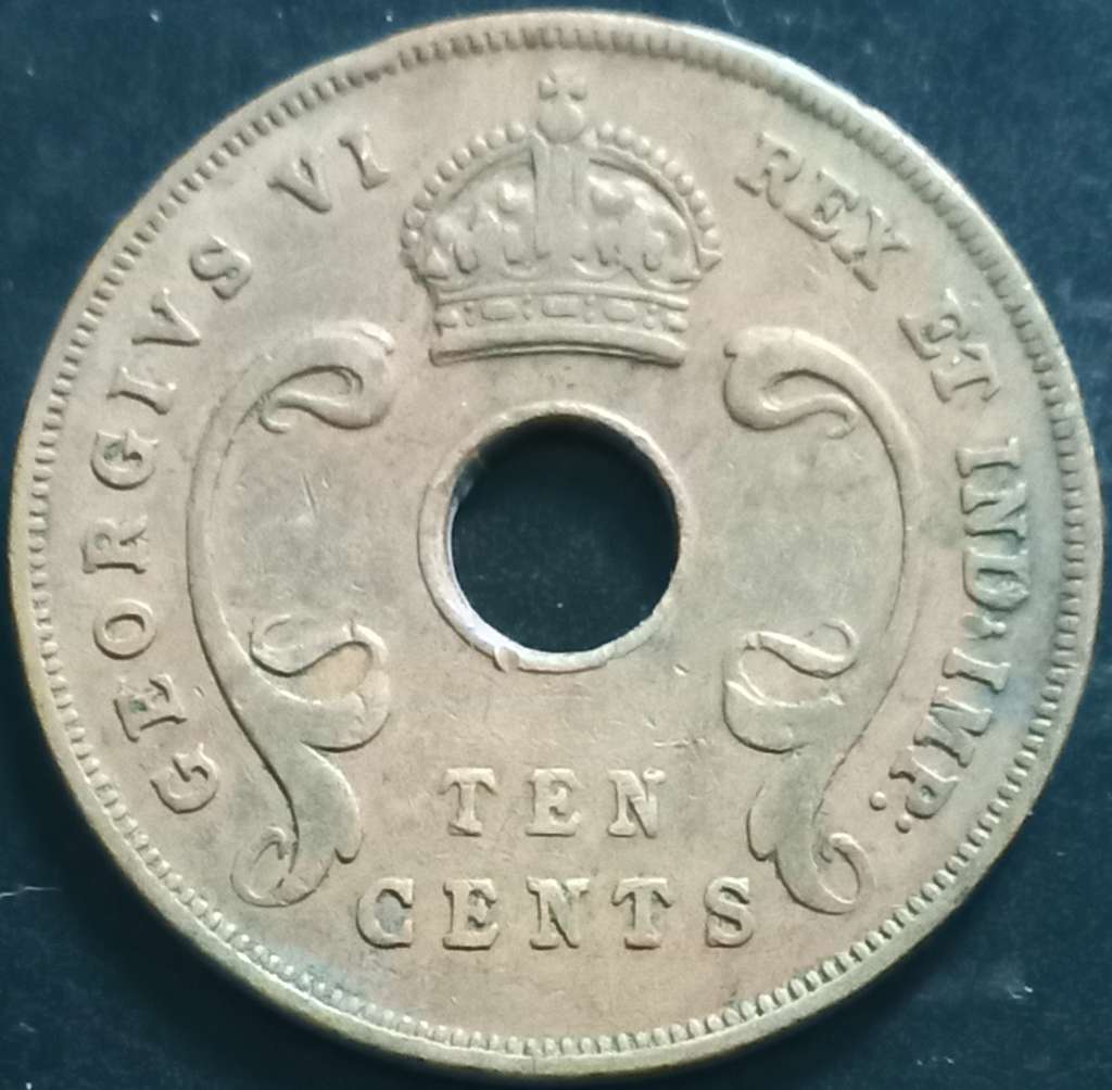 East Africa 10 Cent 1942 1945