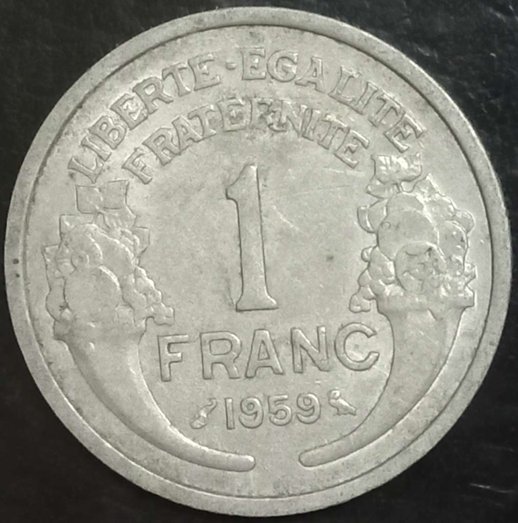 France 1 Franc 1958~1959 Owl PM