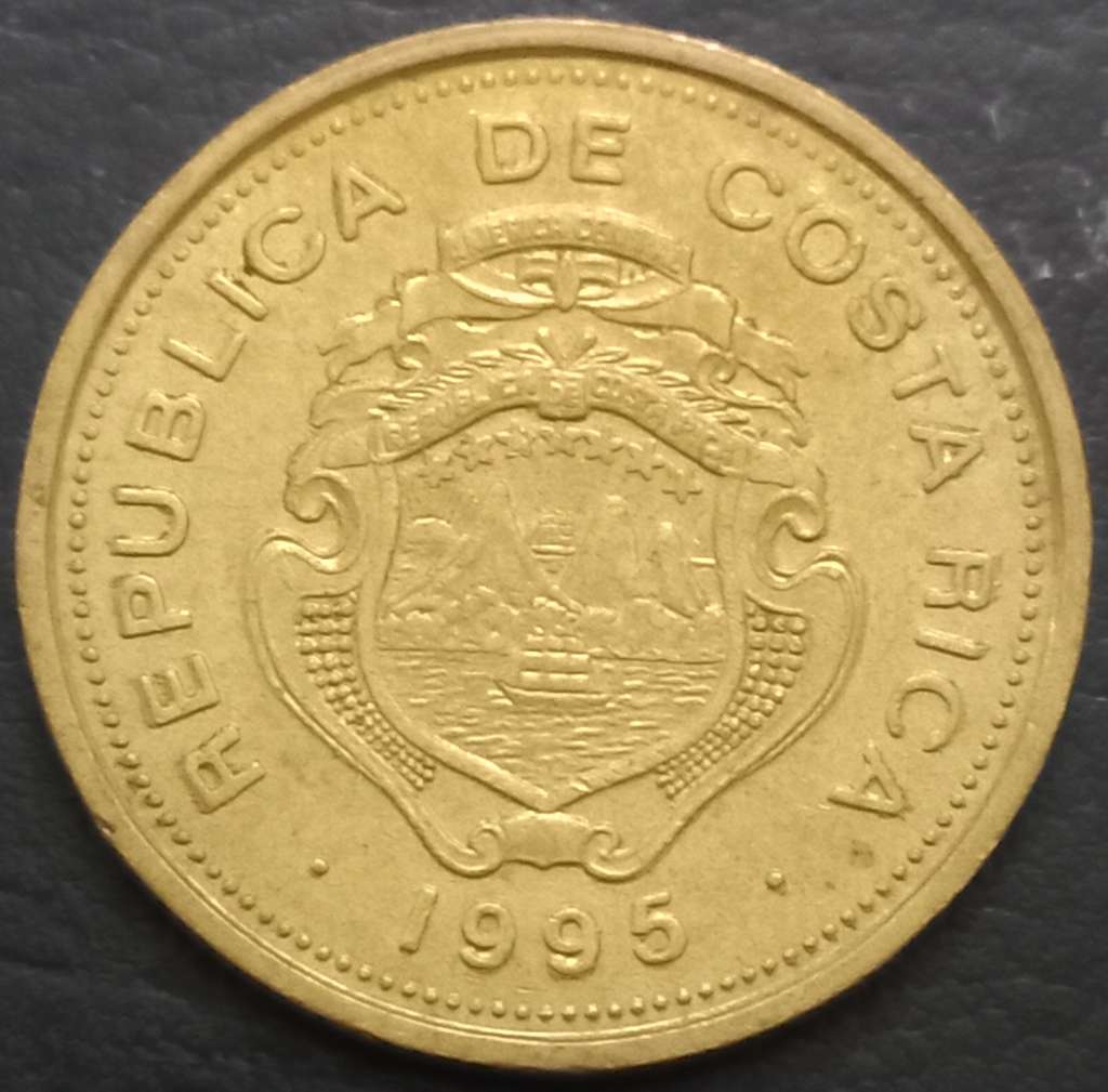 Costa Rica 10 Colones 1995 