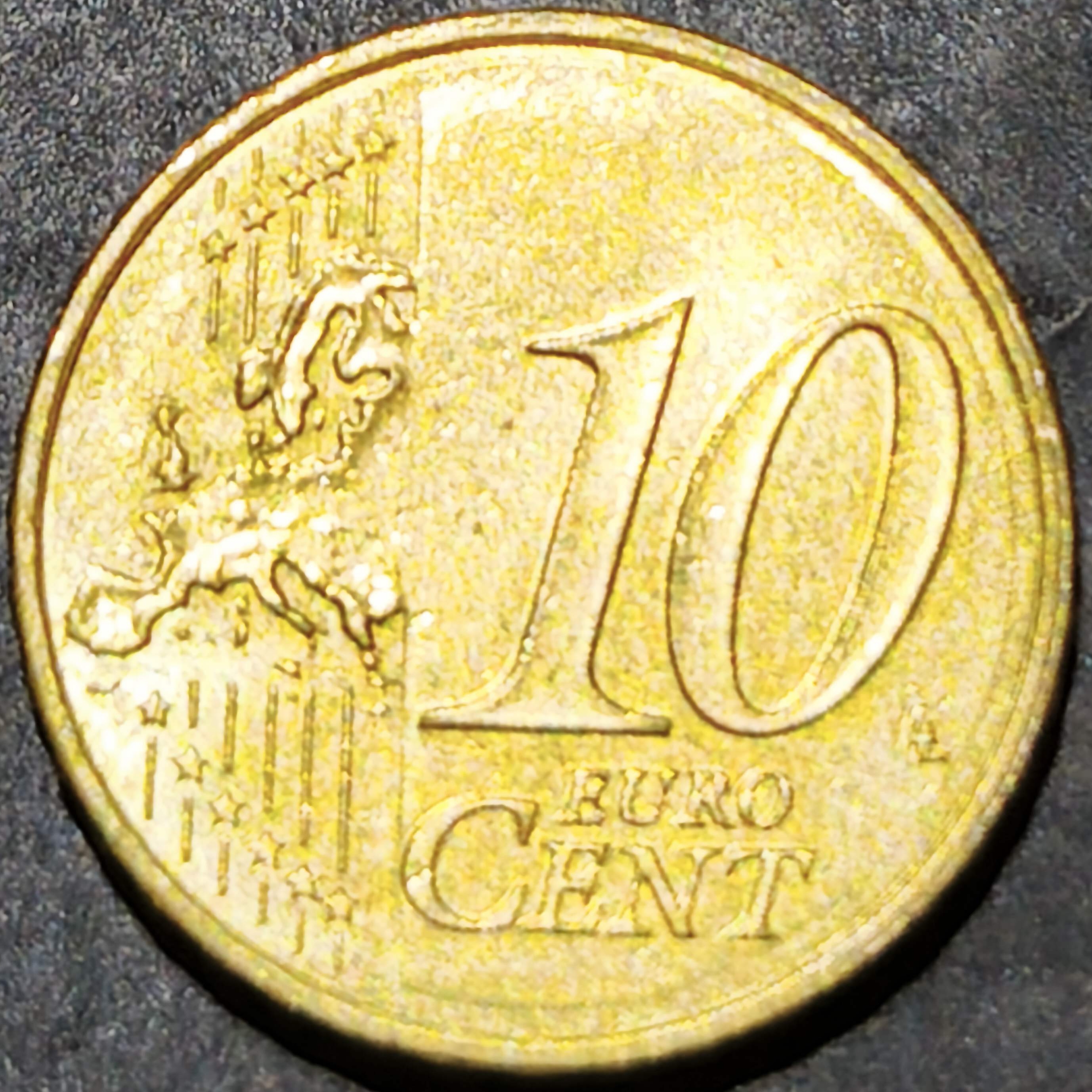 Spain 10 Euro Cents 2010~2026