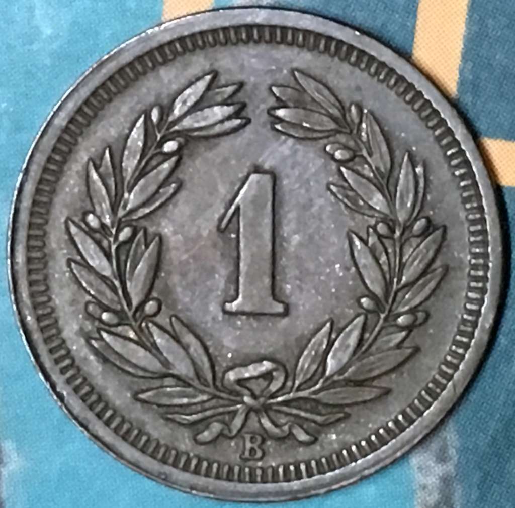 Switzerland 1 Rappen 1902 1941
