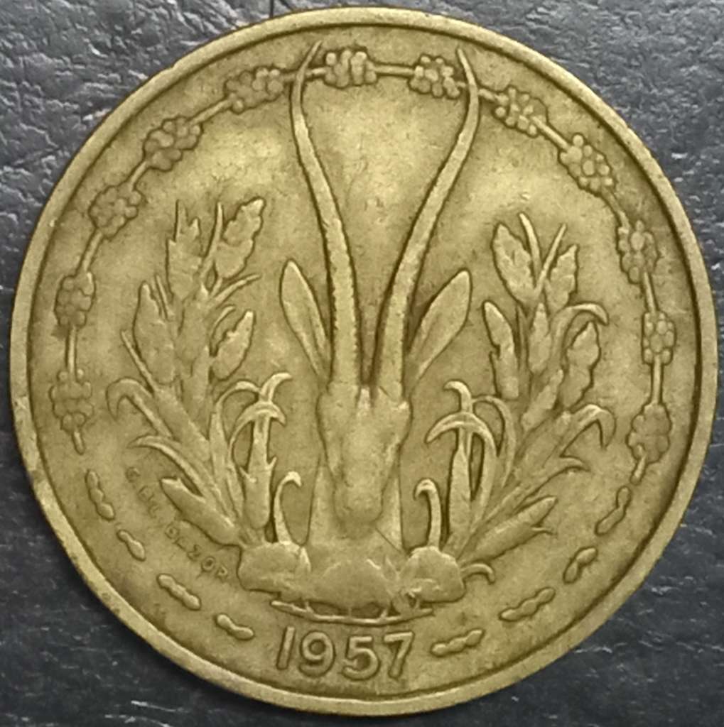 West African States 25 Franc 1957