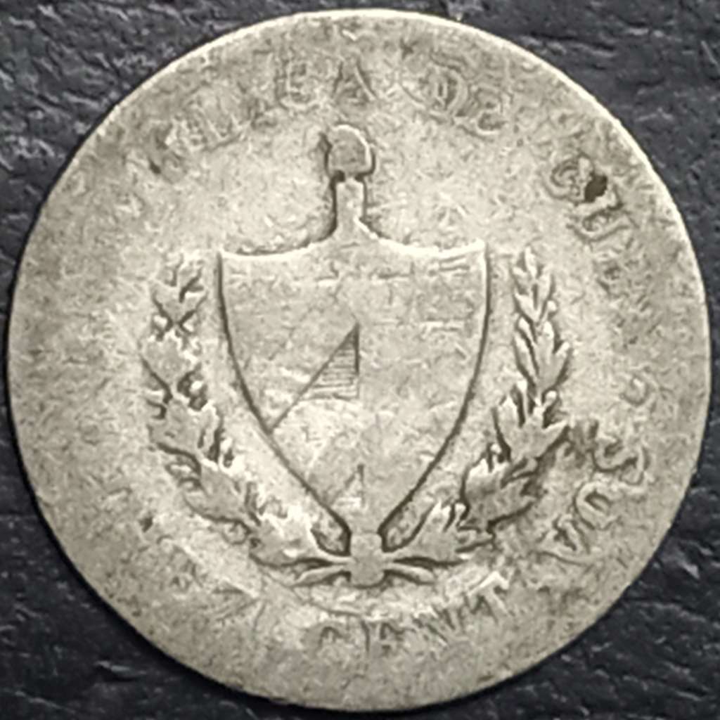 Cuba 10 Centavo 1915 1949