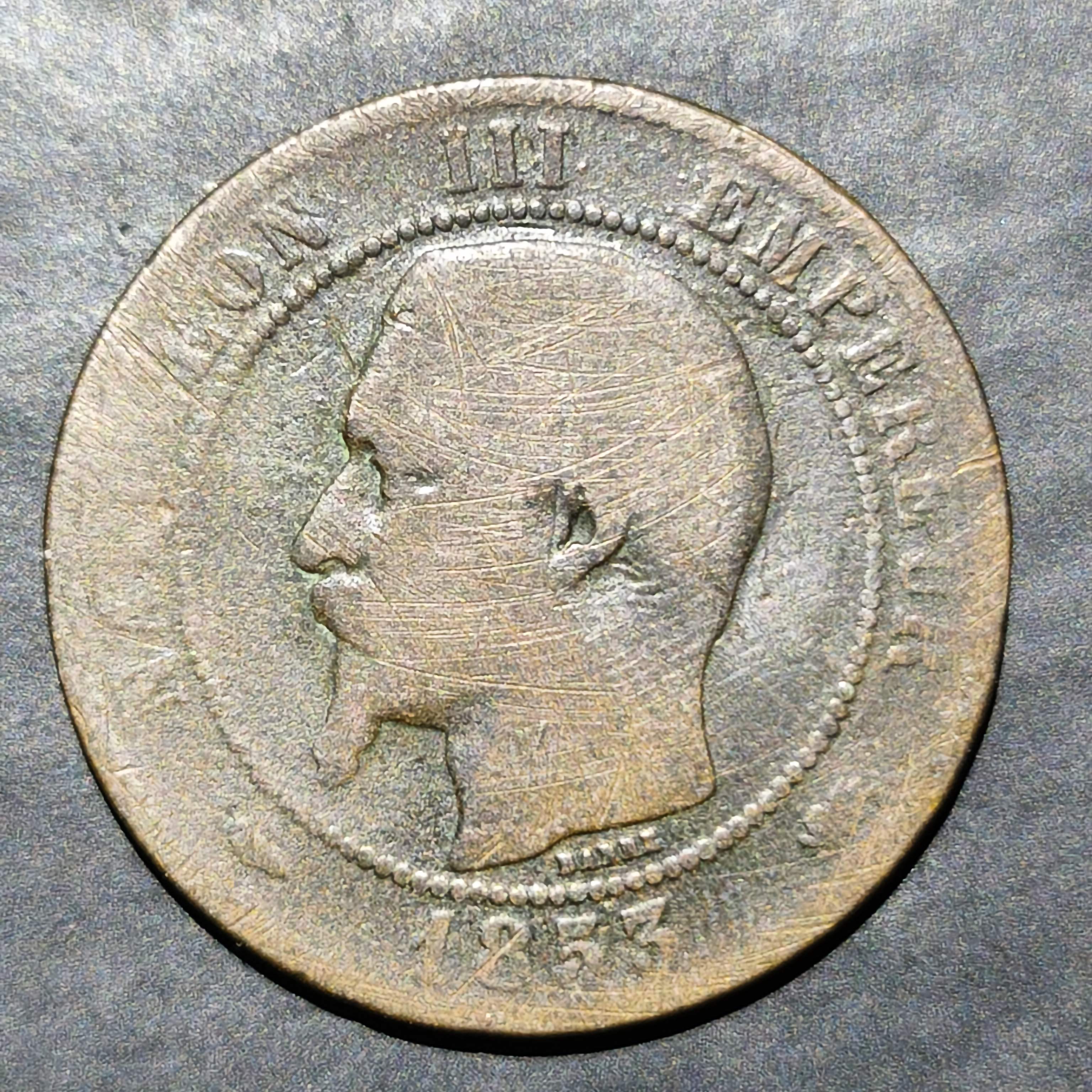 France 10 Centimes 1853 1857