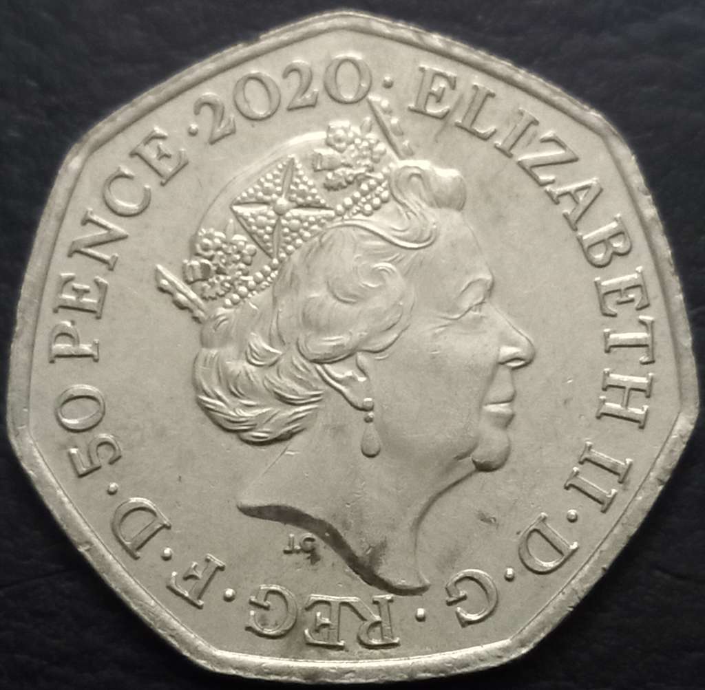 Great Britain 50 Penny 2020 